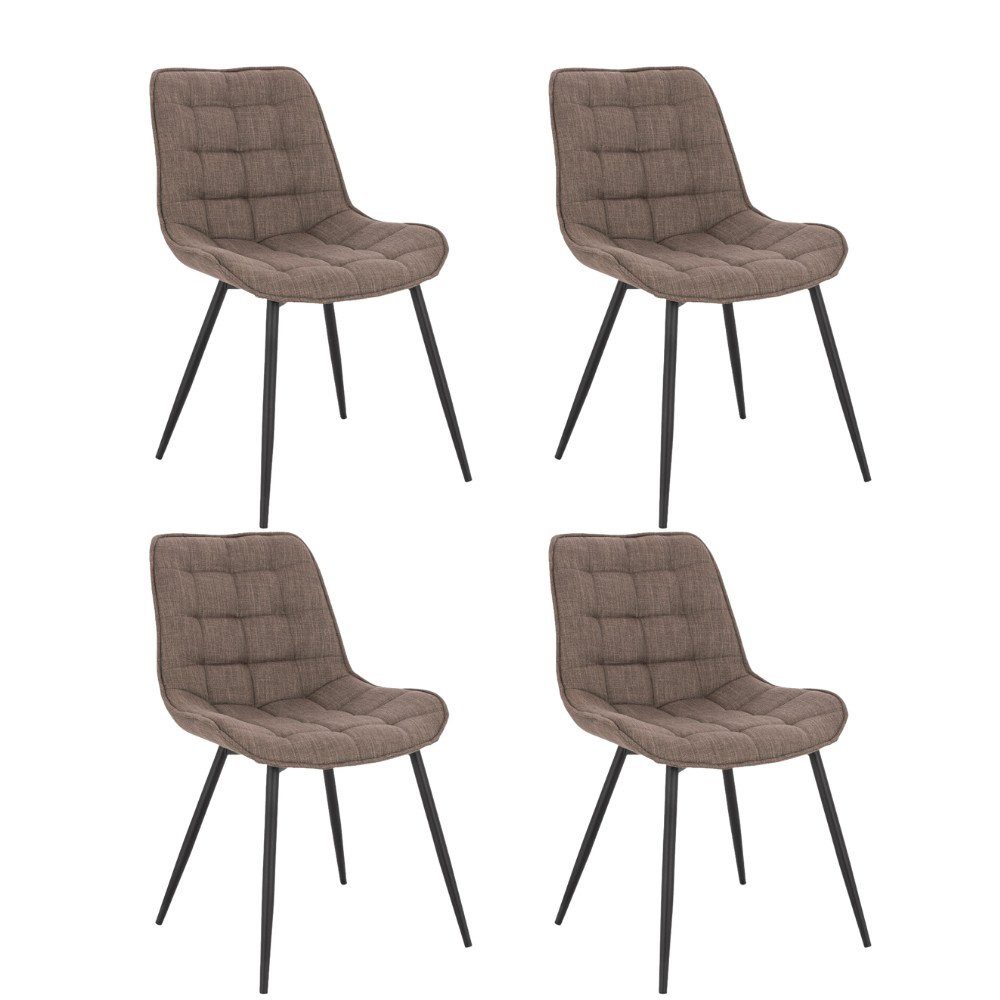 HOME DELUXE Esszimmerstuhl Polsterstuhl 2er - günstig online kaufen