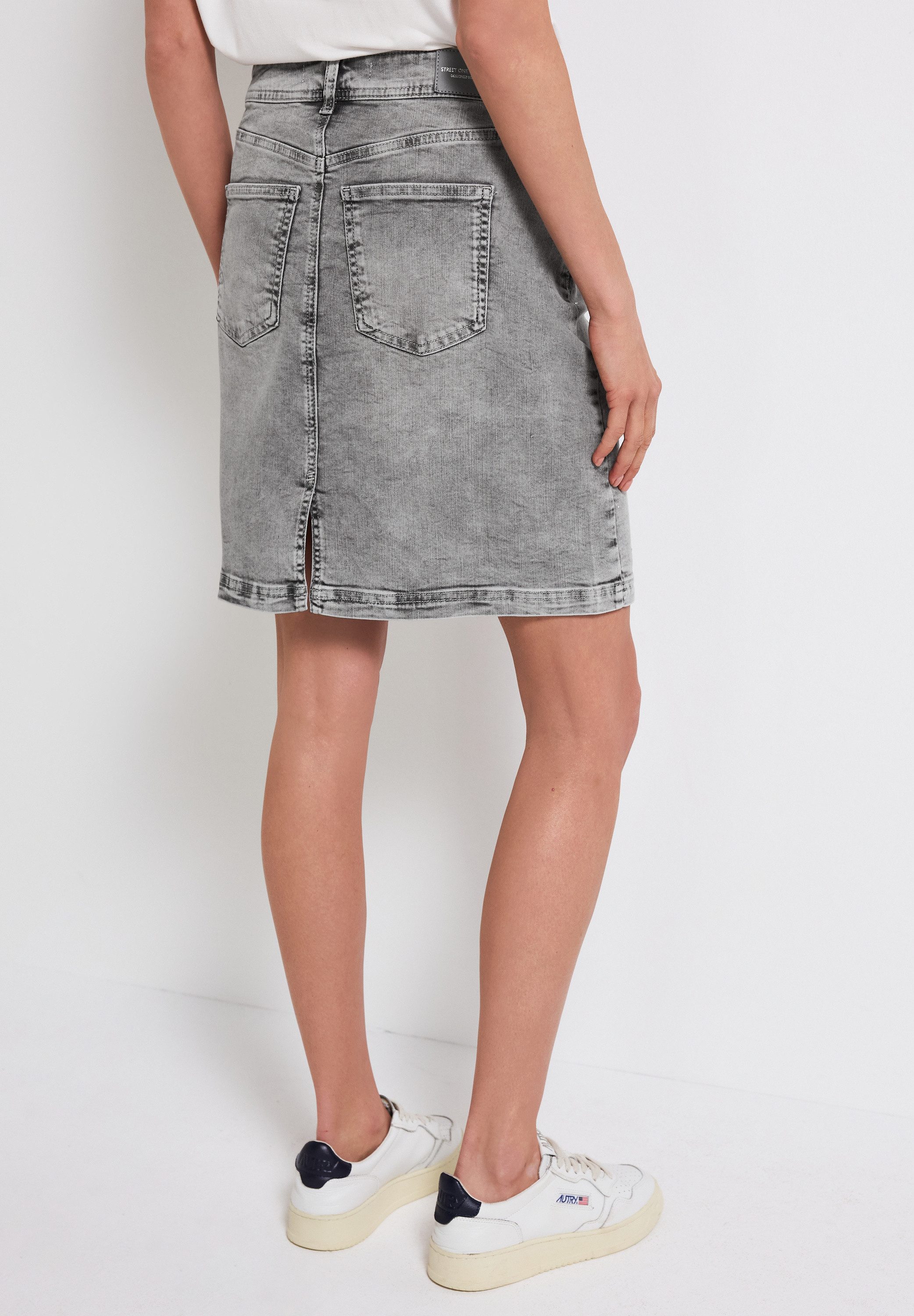 STREET ONE Jeansrock mit Schmucksteinen günstig online kaufen