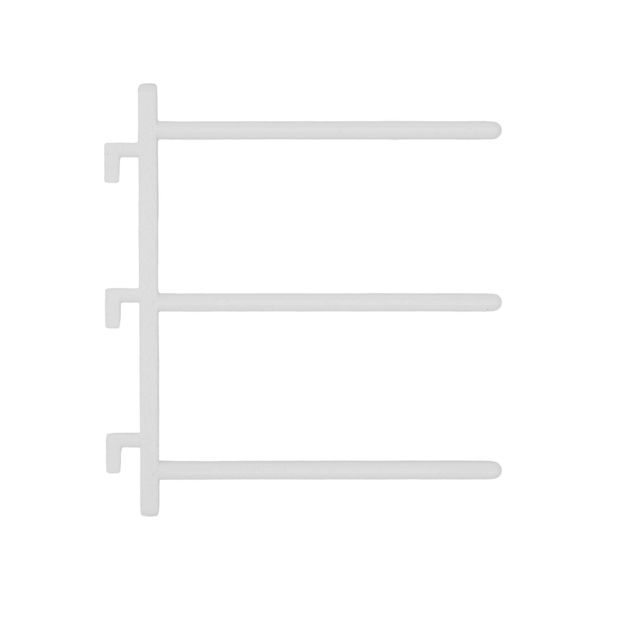 TSB Werk Lochwand-Ausstattung Halter für IKEA SKADIS Lochplatte Nähgarnhalter, 1-tlg., Lochwand, Haken, Halterung, Weiß