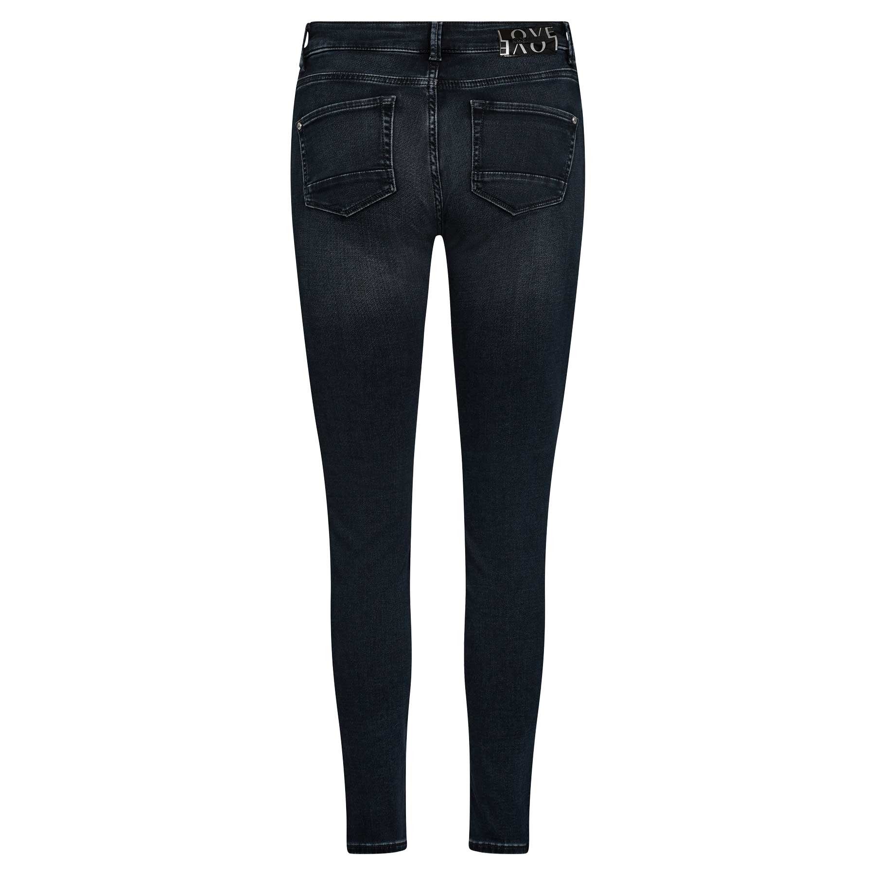 JADE Jeans SAMARA Waist Mos Slim-fit-Jeans Mosh Mid