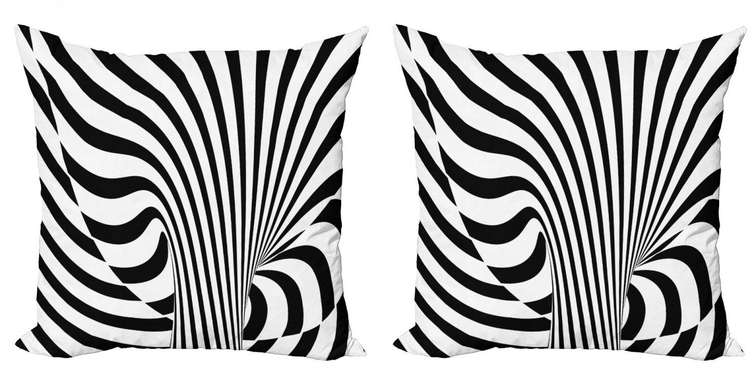 Stück), Modern Kissenbezüge Abakuhaus Digitaldruck, Doppelseitiger Moderne (2 Kunst Accent Abstrakt Surreal