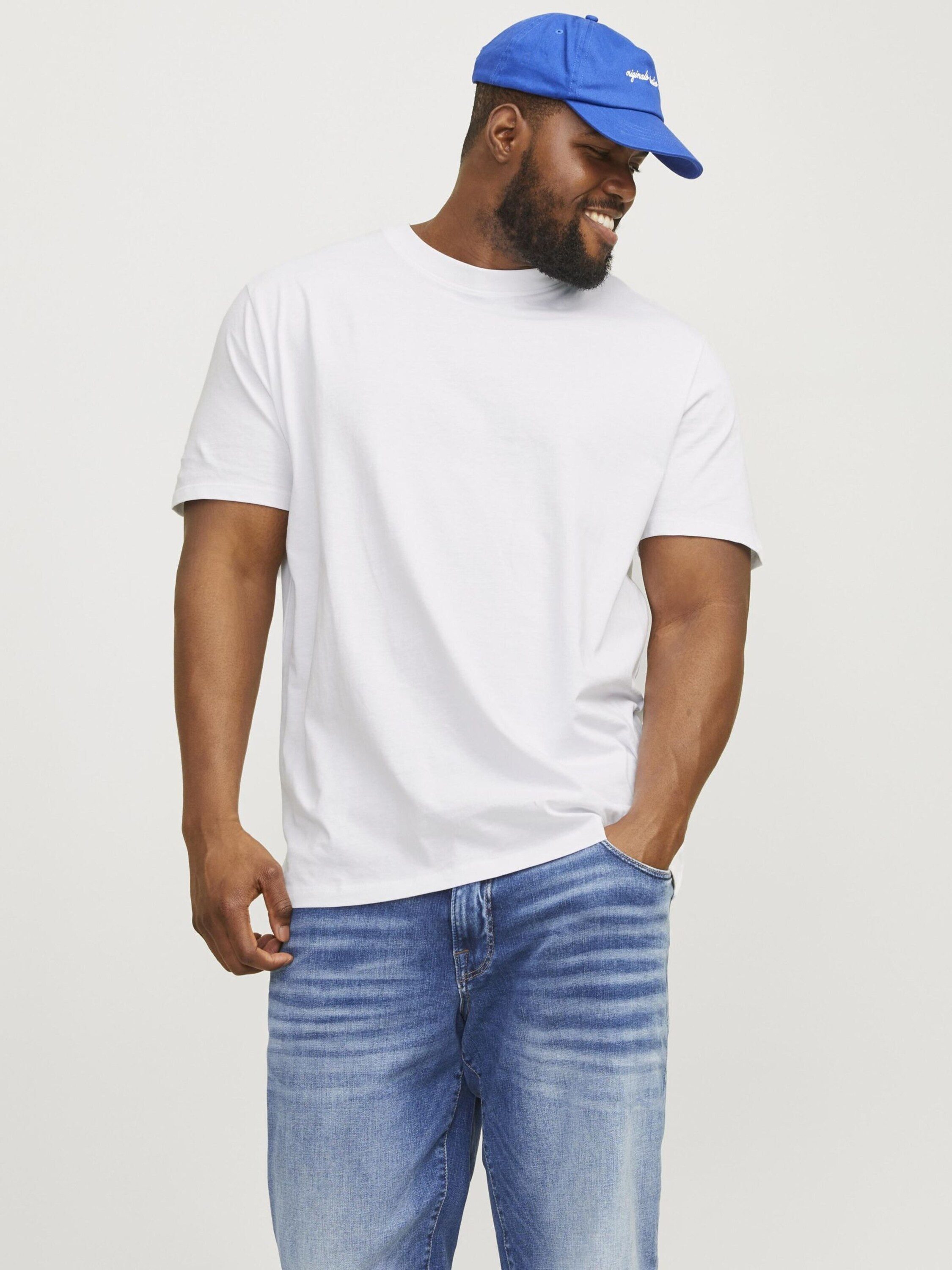 Jack & Jones PlusSize T-Shirt JJEBradley (1-tlg)