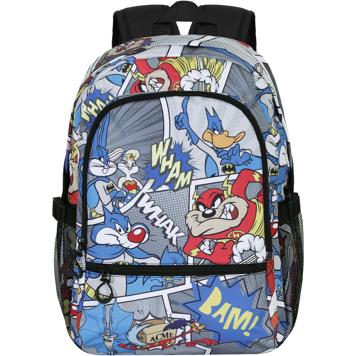 Warner Bros. Kinderrucksack Looney Tunes Batman Comic-FAN Fight 2.0