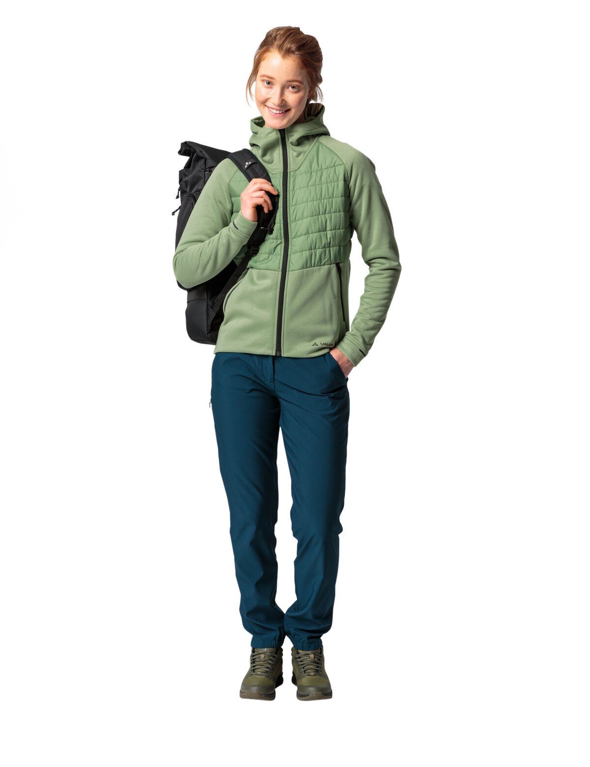 green Fleece willow Women's Outdoorjacke (1-St) kompensiert VAUDE Klimaneutral Comyou Jacket