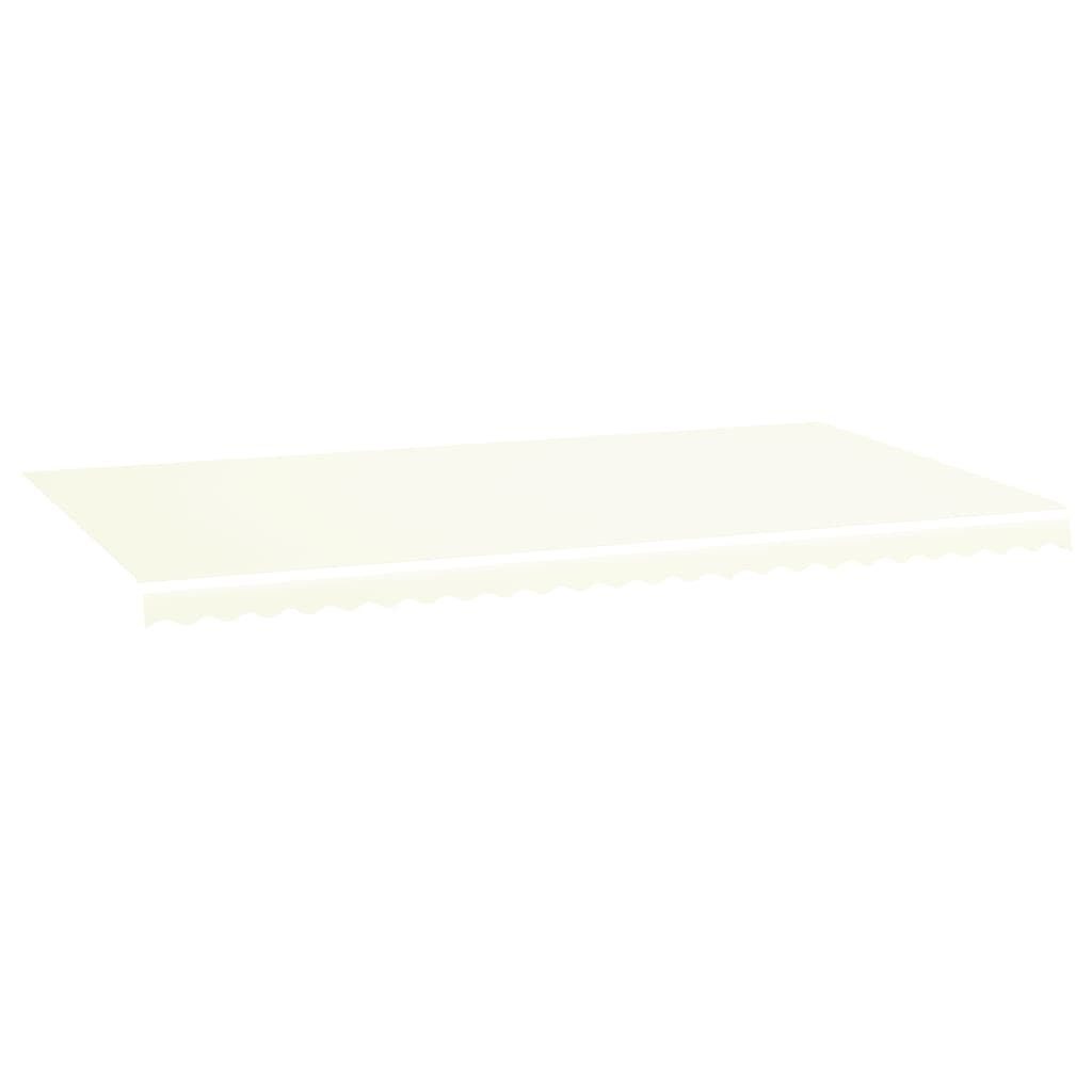 Markise Markisenbespannung Creme 6x3,5 m Ersatz Stoff Bezug