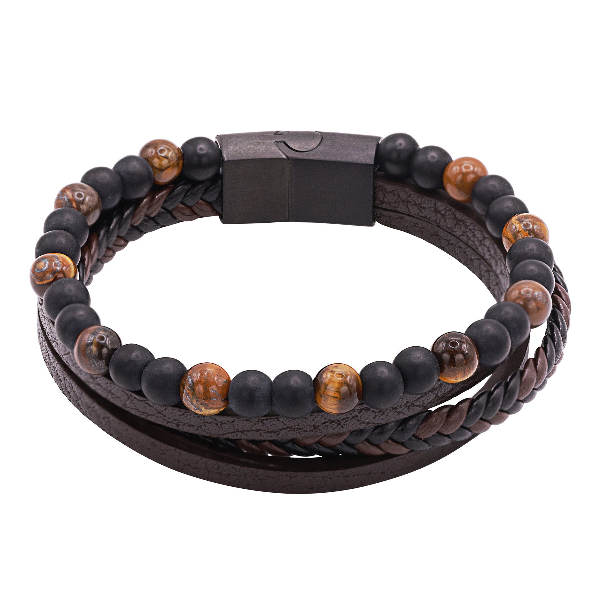 Heideman Armband Paul schwarz farben (Armband, inkl. Geschenkverpackung), E günstig online kaufen