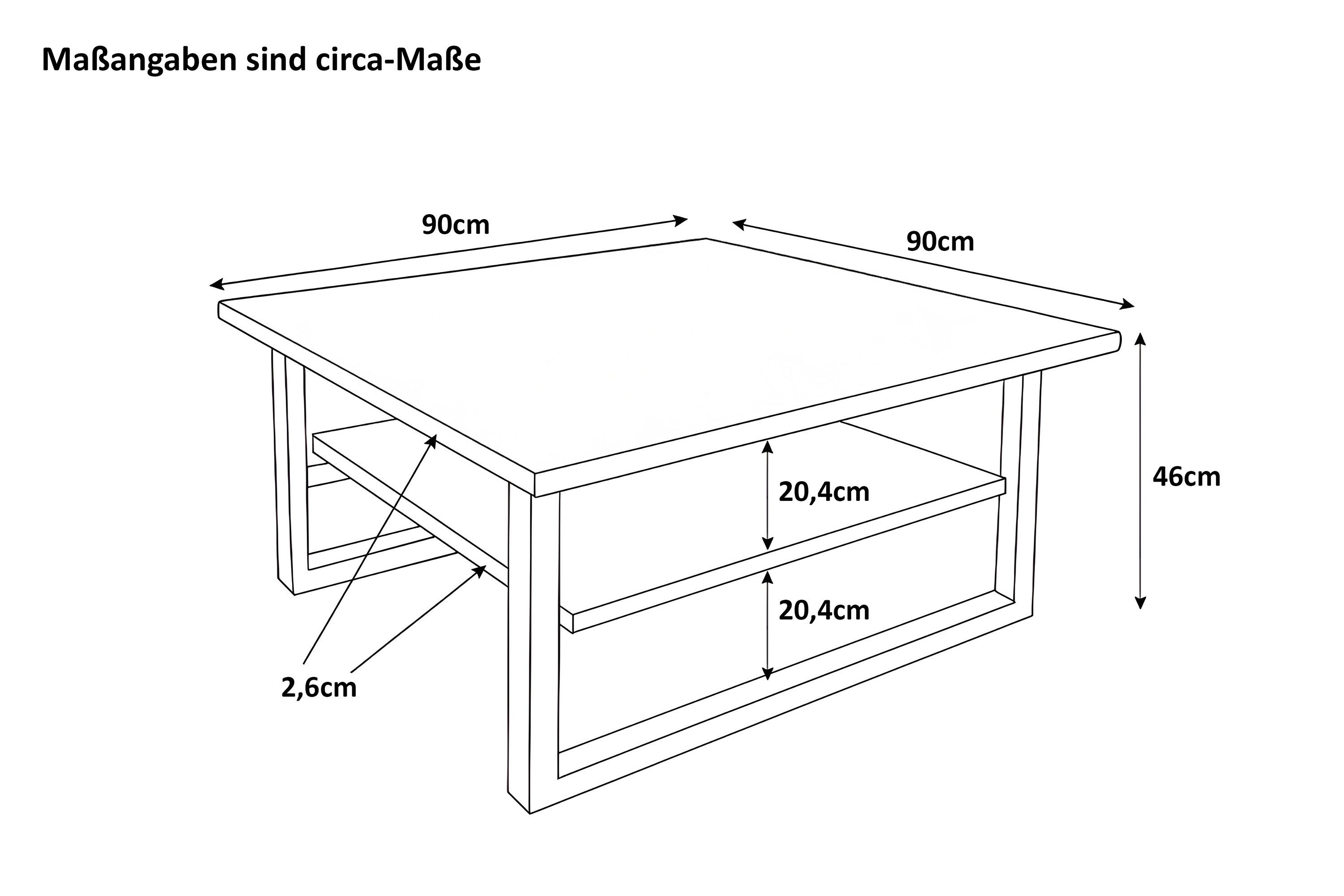 SAM® Couchtisch Patricia, Baumkante, Akazie oder günstig online kaufen