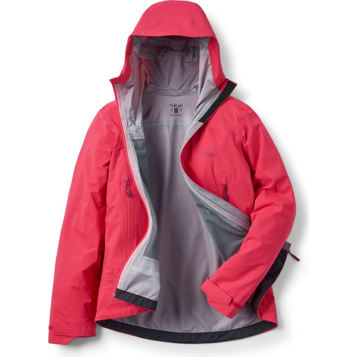 Rab Outdoorjacke Firewall Light Jacket Wmns Vielseitige Damenjacke für Outdoor-Abenteuer mit wasserdichtem