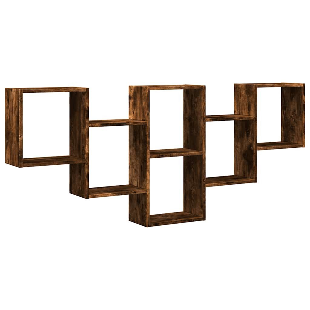 vidaXL Regal Wandregal Räuchereiche 159x18x66 cm günstig online kaufen