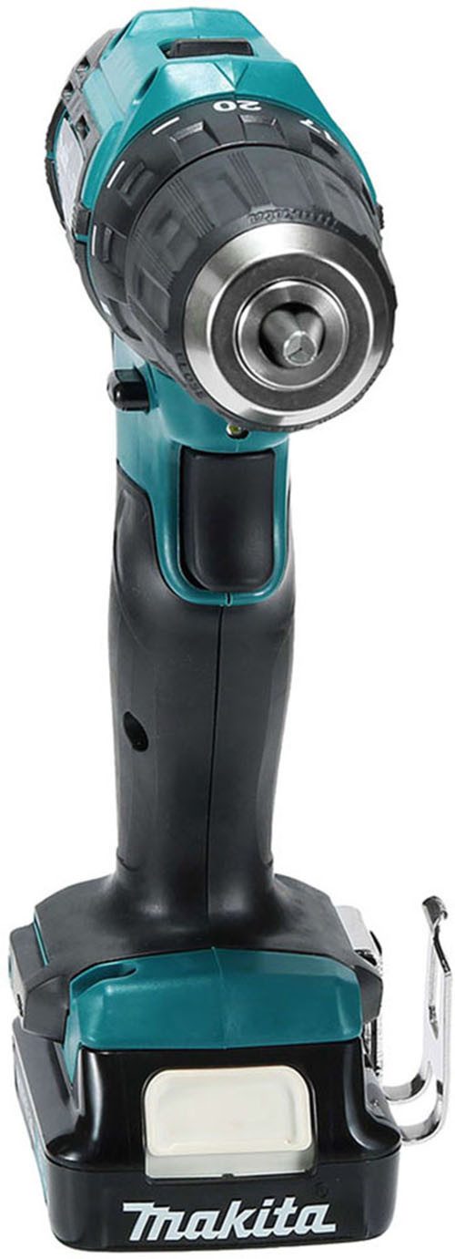 Makita Akku-Bohrschrauber 12V DF333DSAE, max. 1700 U/min, mit 2 Akkus 12V/2,0 Ah, Ladegerät und Koffer