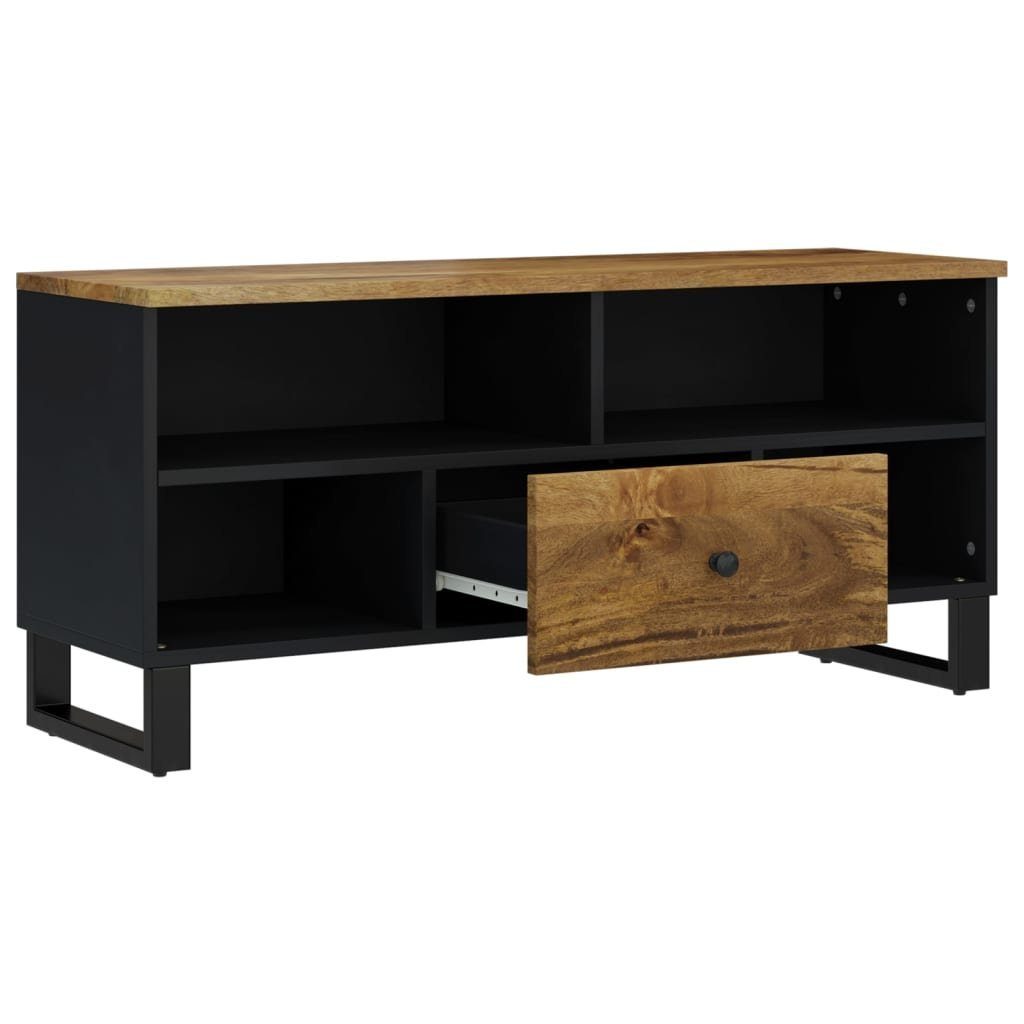 & furnicato 100x33x46 cm Massivholz Holzwerkstoff Mango TV-Schrank