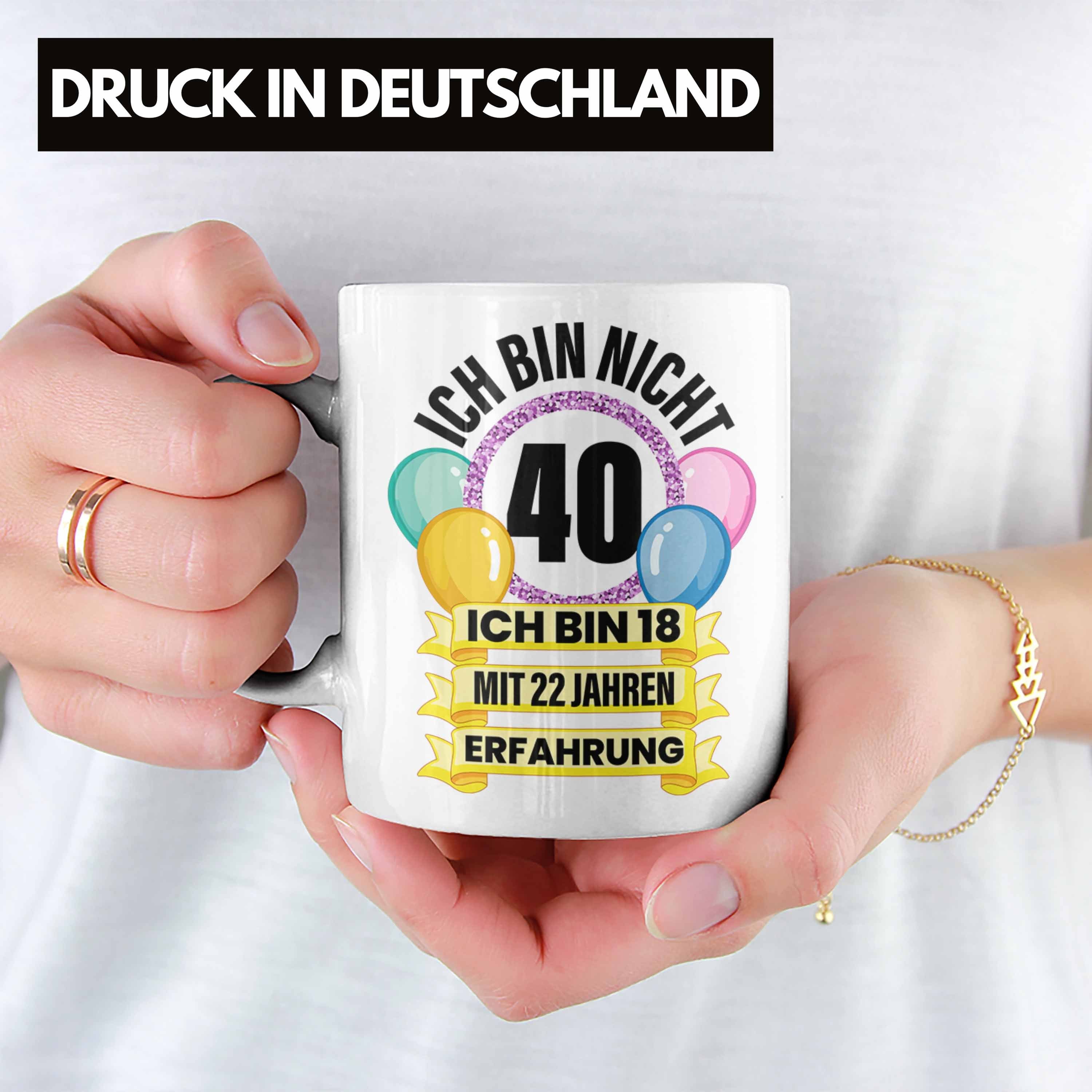 Mann Mutter 40 Geschenk Männer 40. 40 Alt Trendation Trendation Geburtstag Tasse Frauen Lustig 40er Weiss Tasse Geschenke - Frau Jahre Geschenkidee