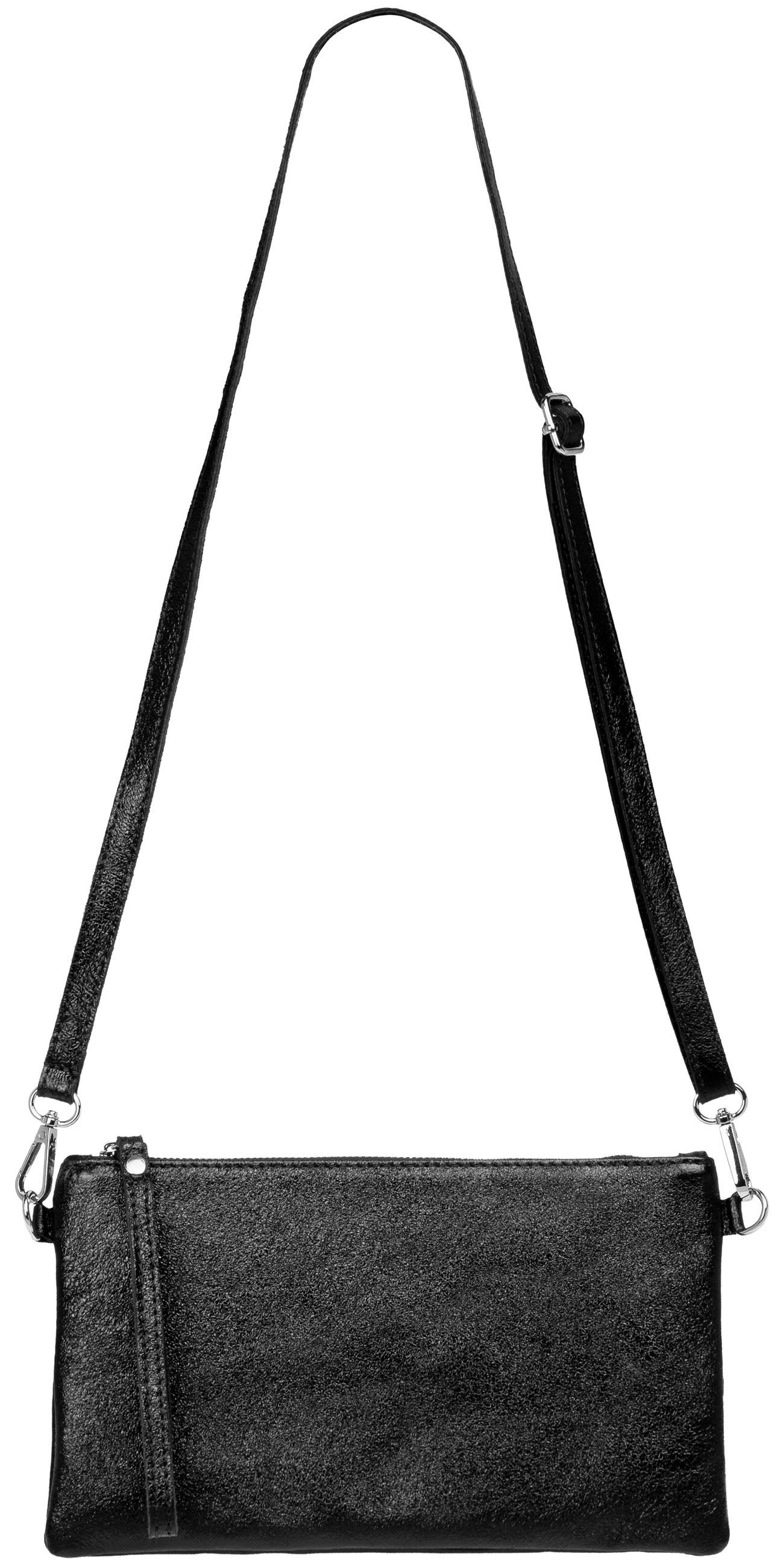 Caspar Clutch Leder Abendtasche Damen Umhängetasche günstig online kaufen