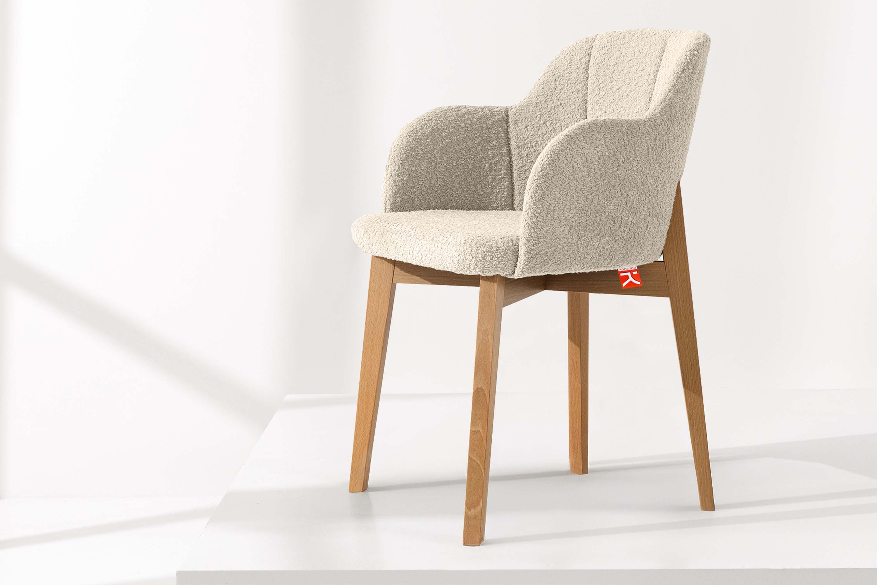 KONSIMO® Polsterstuhl LONIS Esszimmerstühle (2er Set), Loungesessel, herges günstig online kaufen