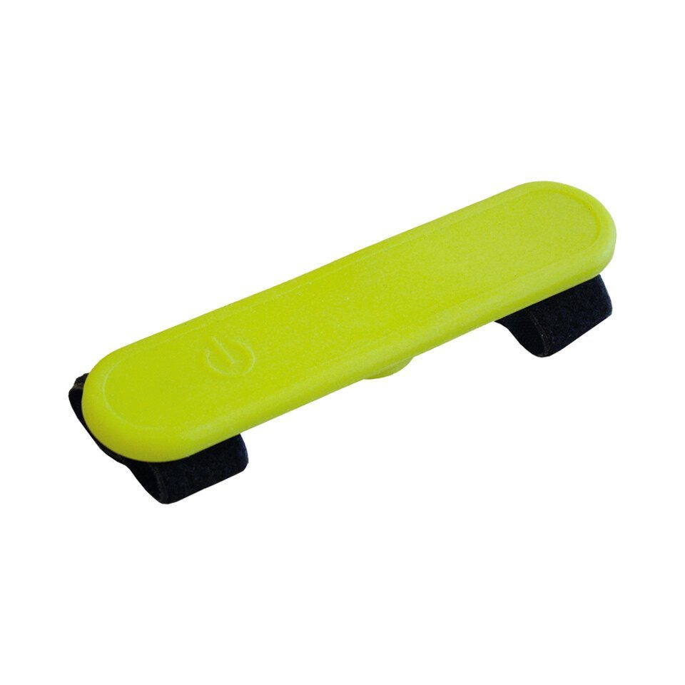 Hundehalsbandleuchte LED Silikon Klettsticker Flash gelb