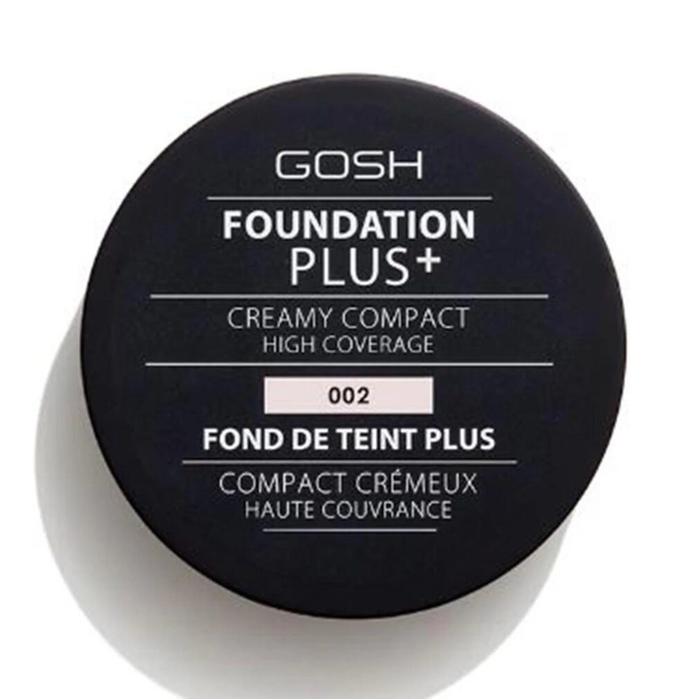 GOSH Foundation Plus Compact Foundation 002 Elfenbein 9 g
