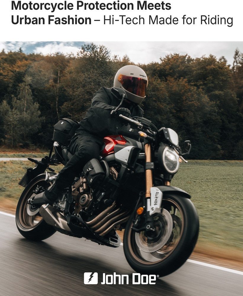 John Doe Motorradhose Regular Cargo Mono