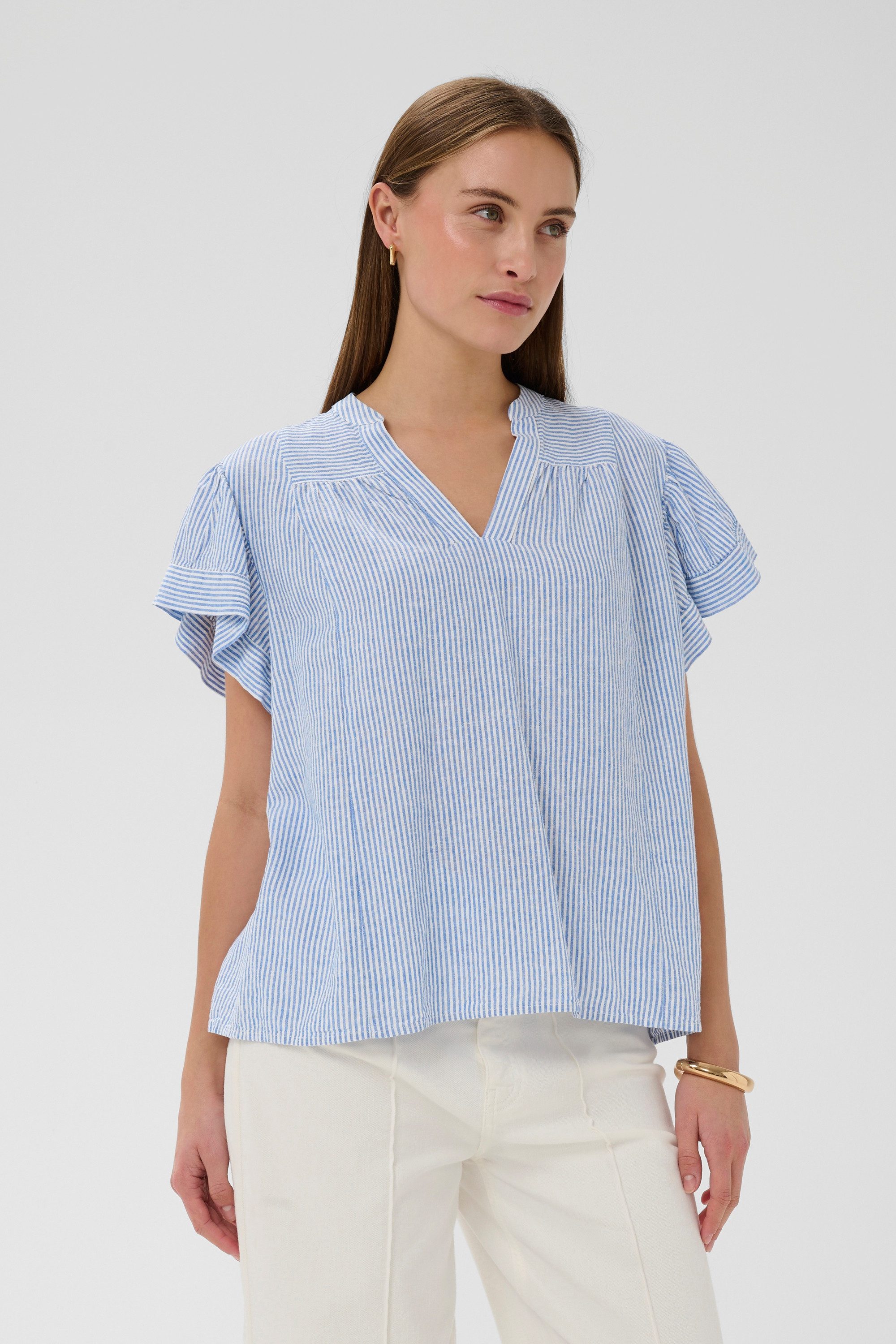 SOAKED IN LUXURY Kurzarmbluse Kurzarm-Bluse SLAria