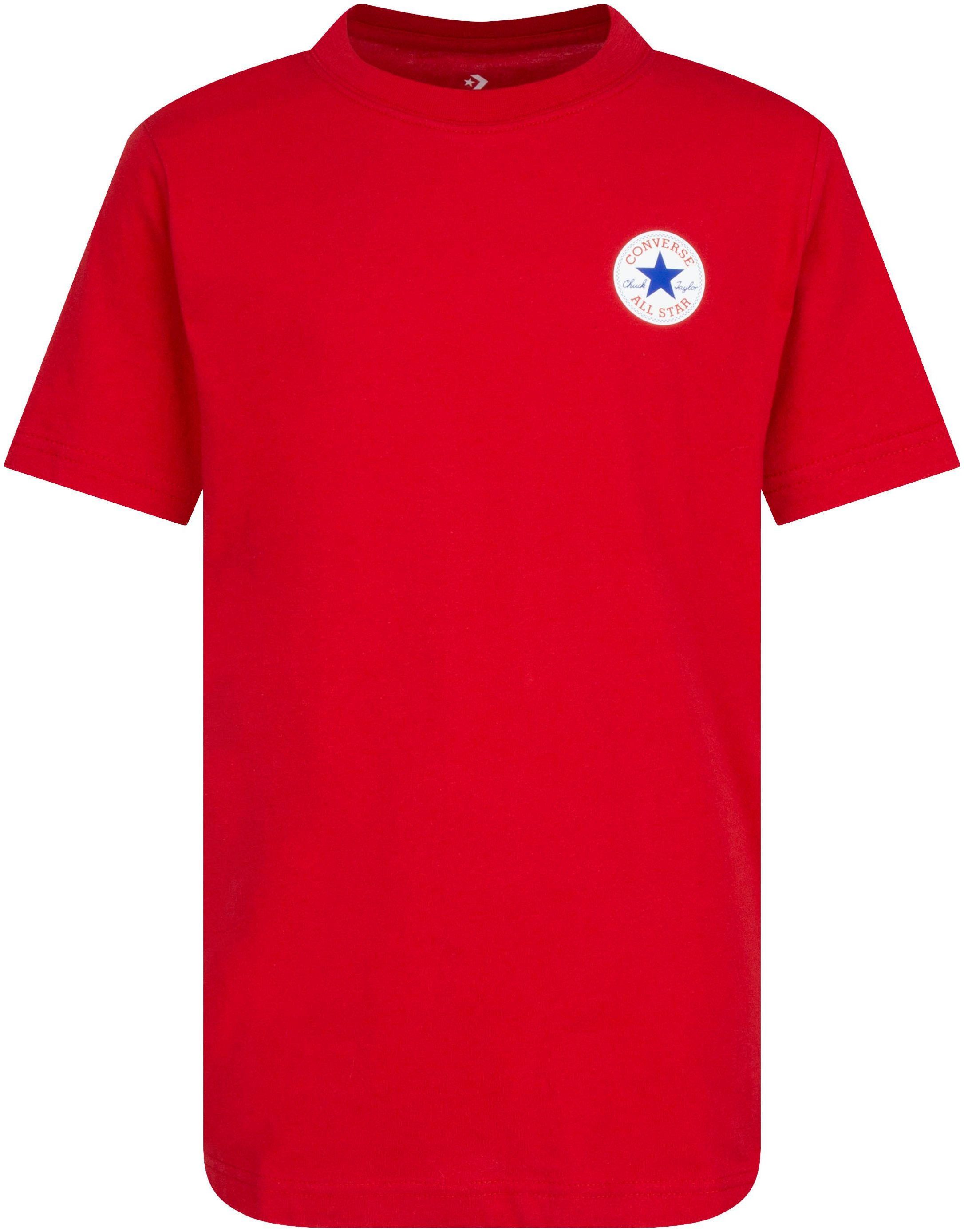 Converse Kurzarmshirt für Kinder enamel red