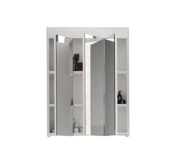 furnling Badezimmerspiegelschrank Amsterdam 60 x 79 x 18 cm, Spiegelschrank Badezimmer