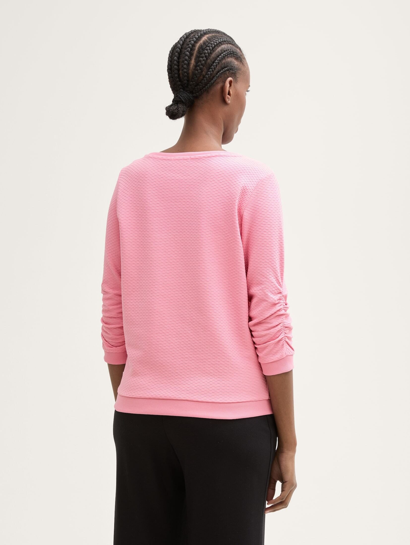 TOM TAILOR Denim Sweatshirt Strick & Sweatshirts Sweatshirt mit Raffungen
