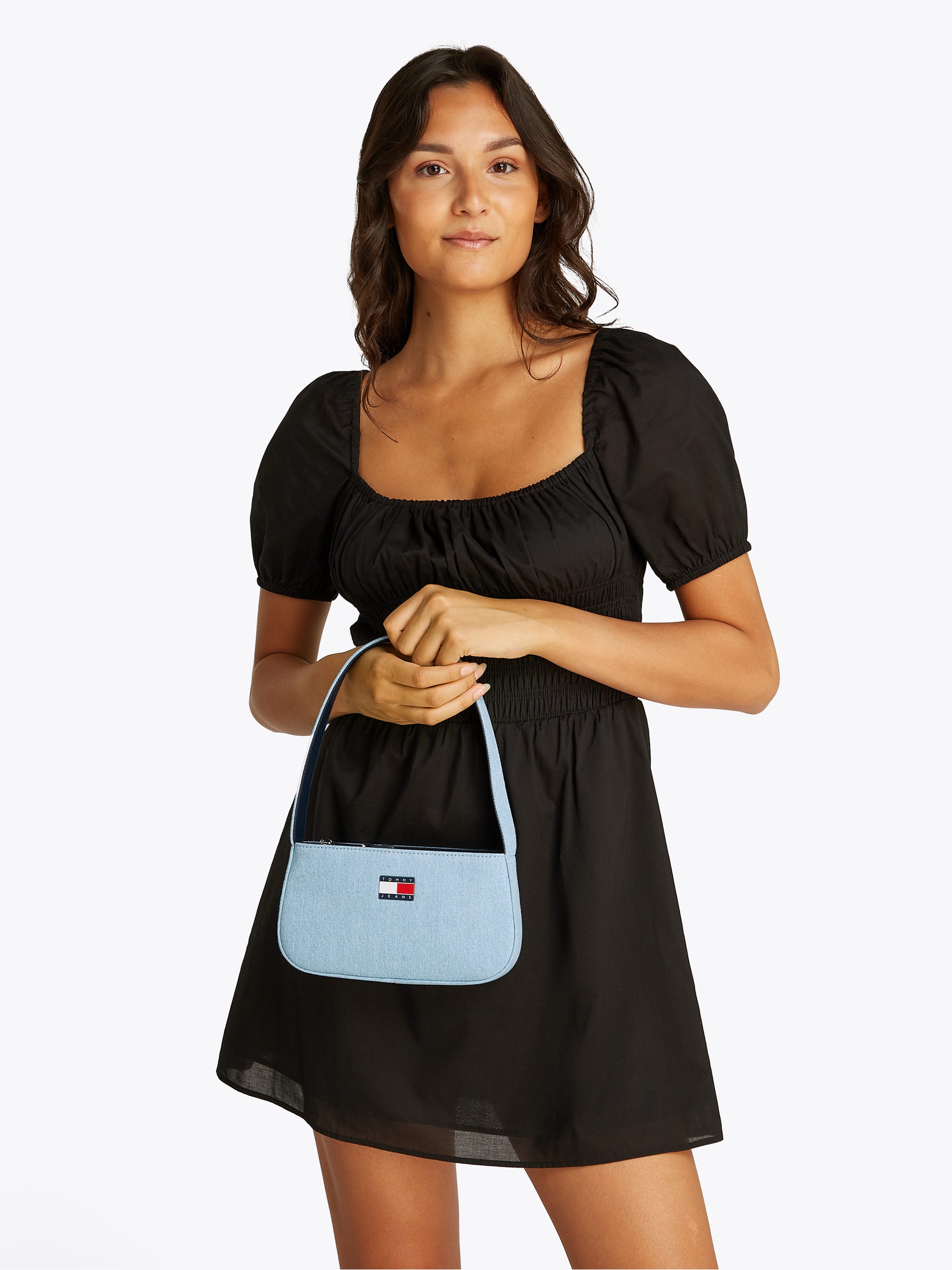 Tommy Jeans Umhängetasche TJW ESS MUST SHOULDER BAG DENIM, Damen Henkeltasc günstig online kaufen