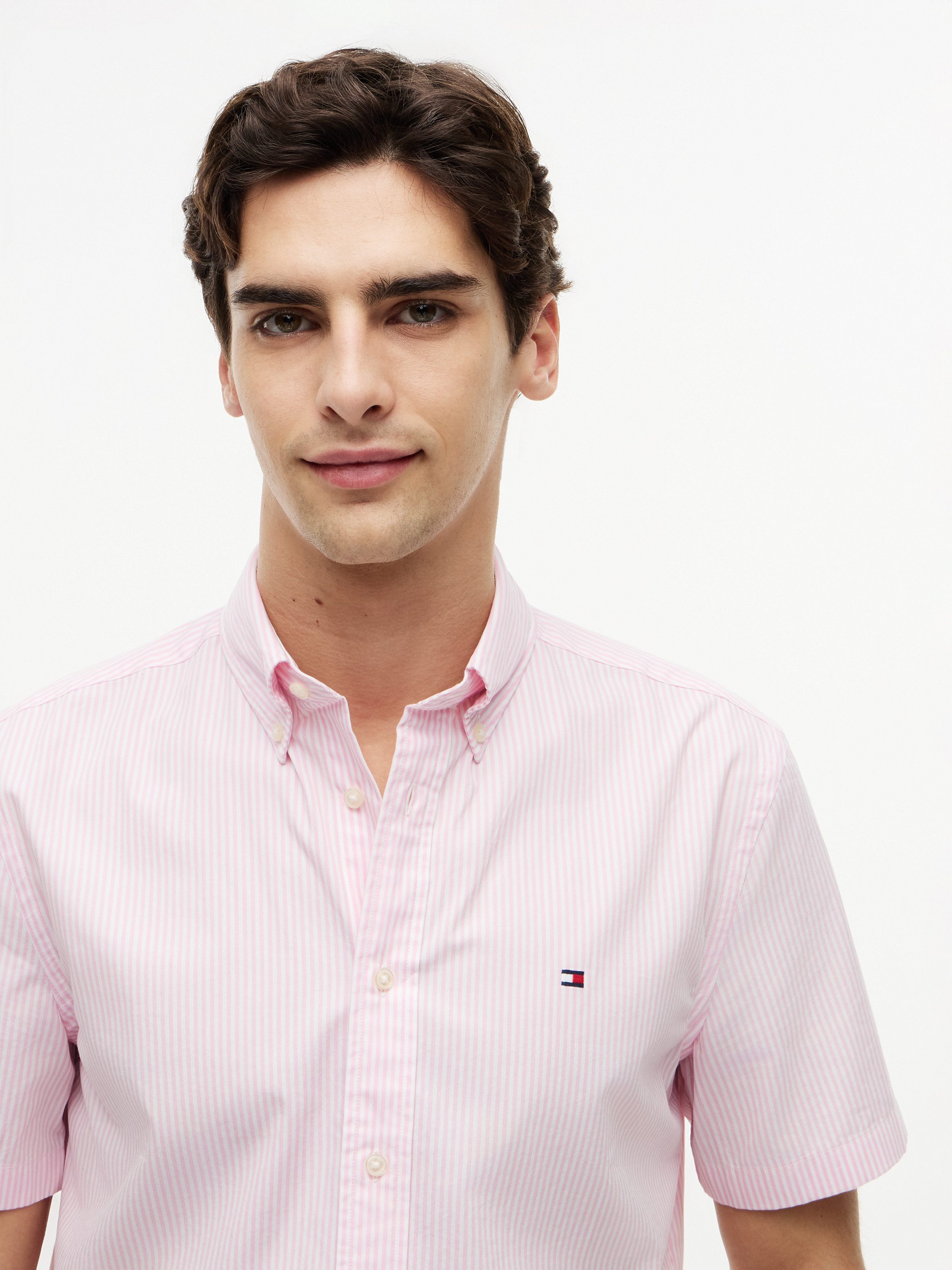 Tommy Hilfiger Kurzarmhemd FLEX POP CLASSIC STP S/S SHIRT