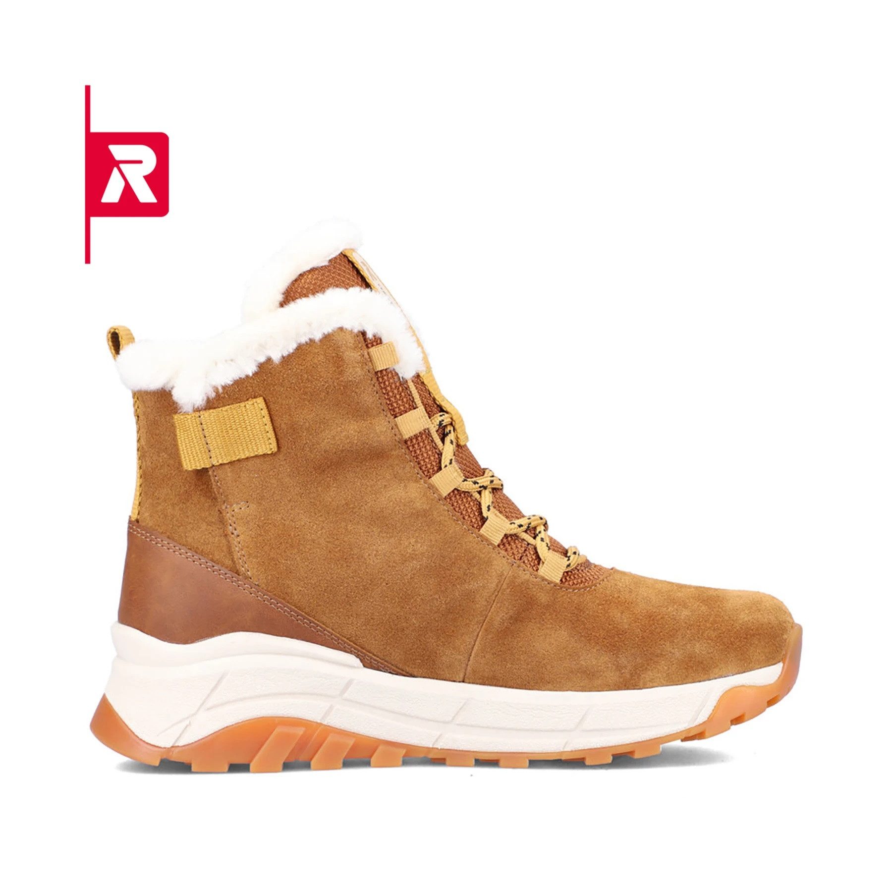 Rieker Evolution W0060-22 Rauhleder (Stiefel und Innenfutter) hellbraun Damen Winterstiefel