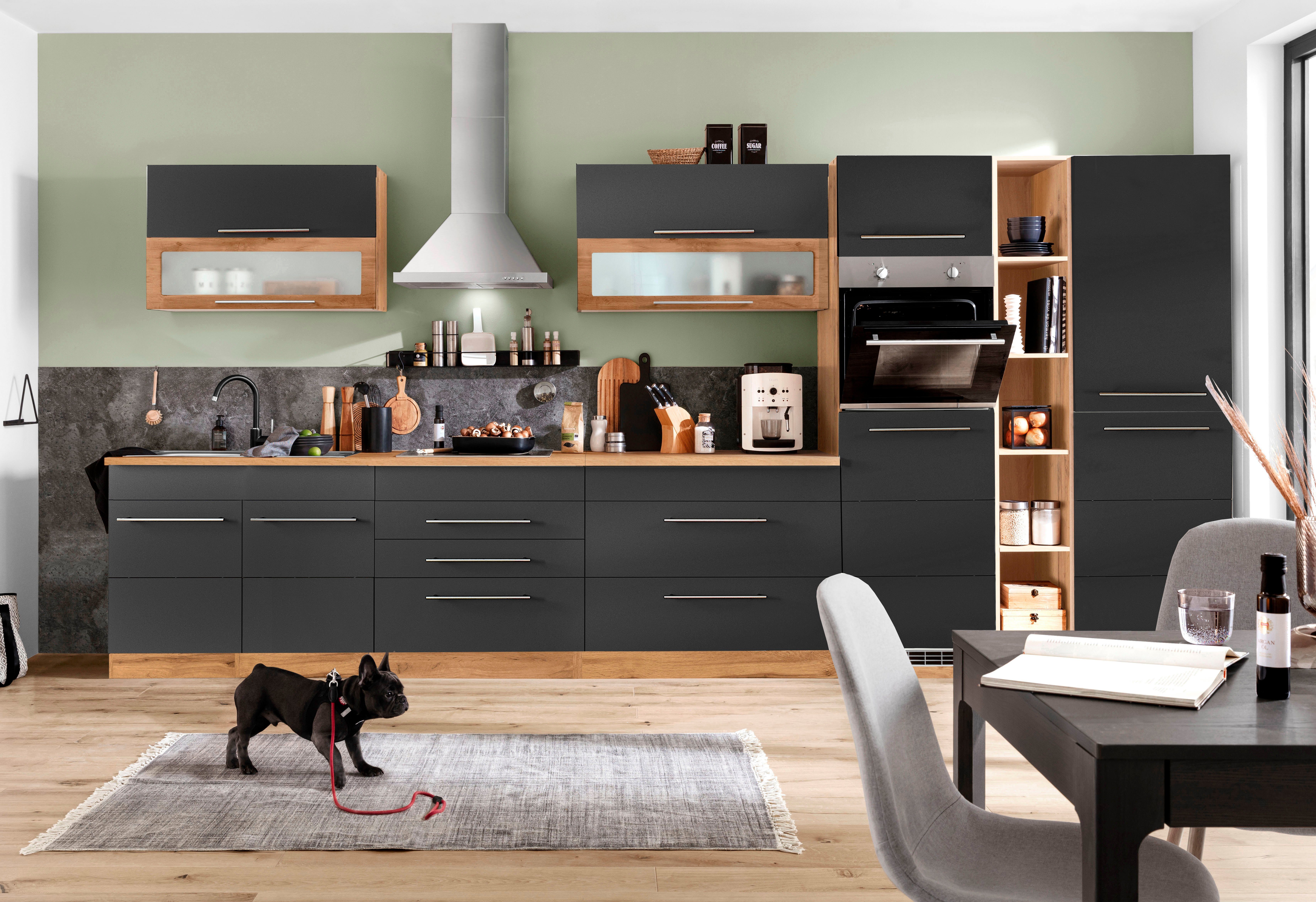 KOCHSTATION Küchenzeile KS-Wien, Breite 430 cm, günstig online kaufen