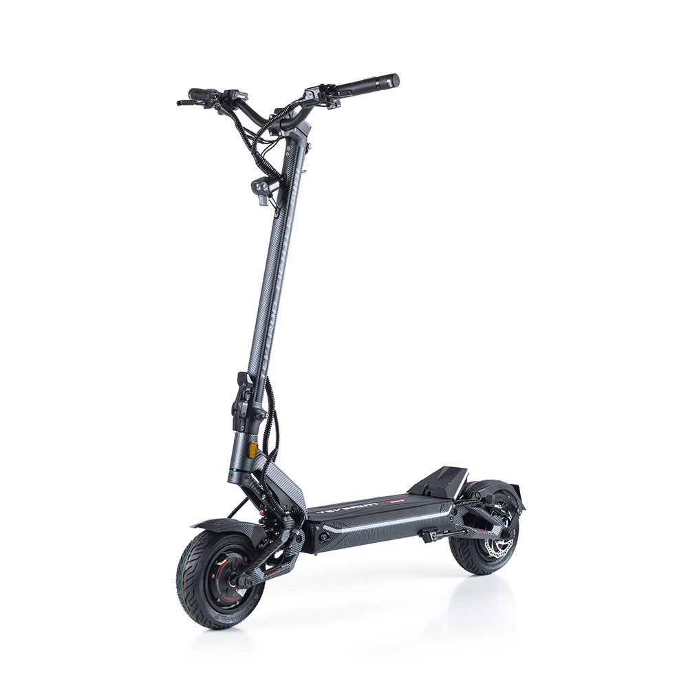 TEVERUN E-Scooter Teverun Fighter Mini eKFV E-Scooter mit Straßenzulassung, 20 km/h, (Packung), 30,8Ah Samsung, 2×250W Bosch, ABE, KKE-Dämpfer, Smart BMS, APP