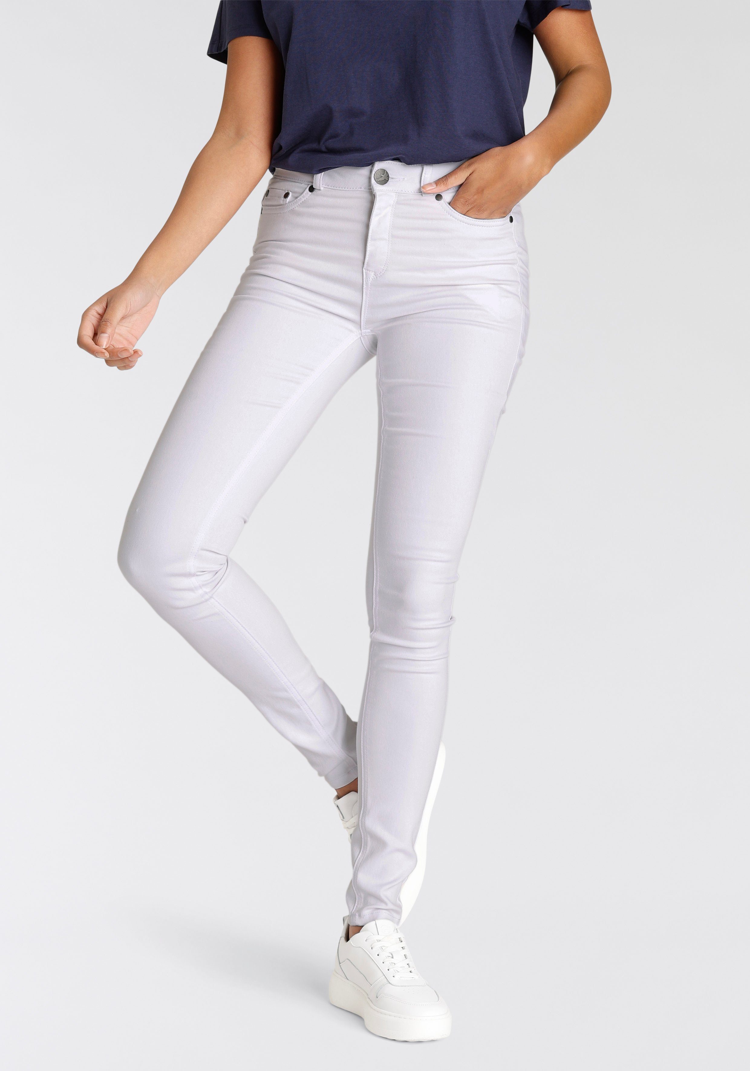 Arizona Skinny-fit-Jeans Ultra Soft hohe Leibhöhe, günstig online kaufen