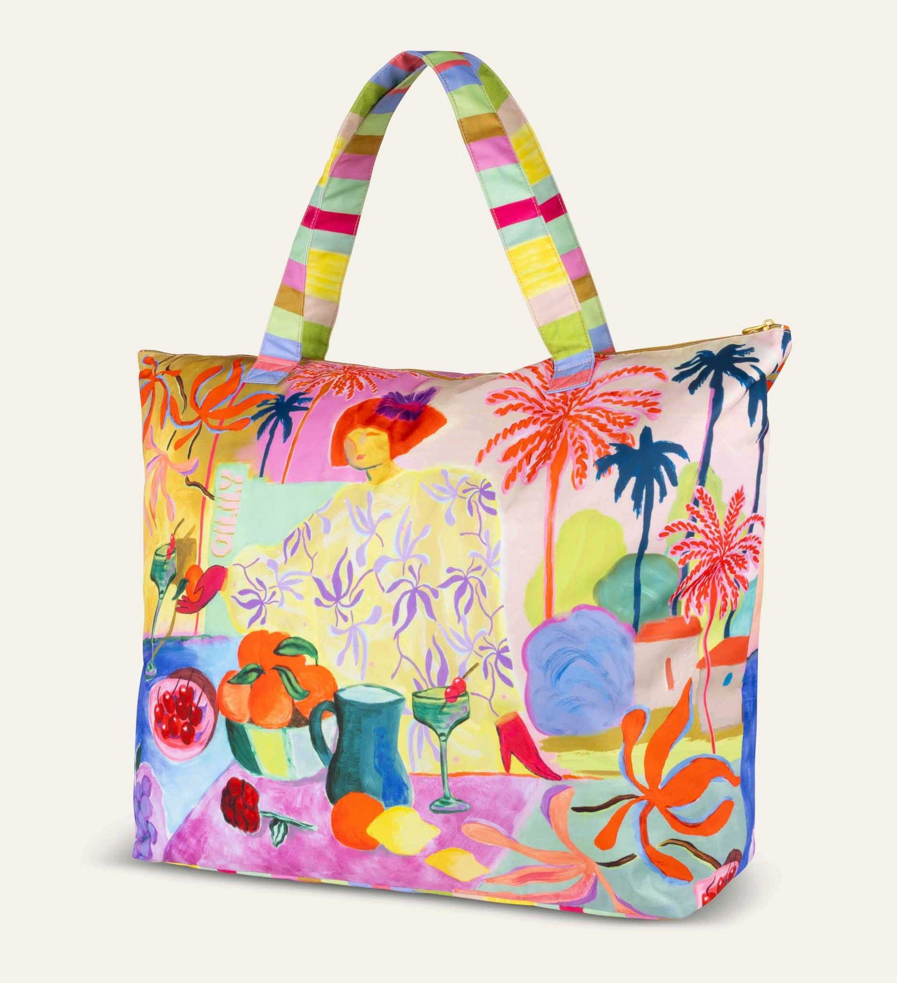Oilily Shopper Sabine XXL Shopper Multicolor Painting