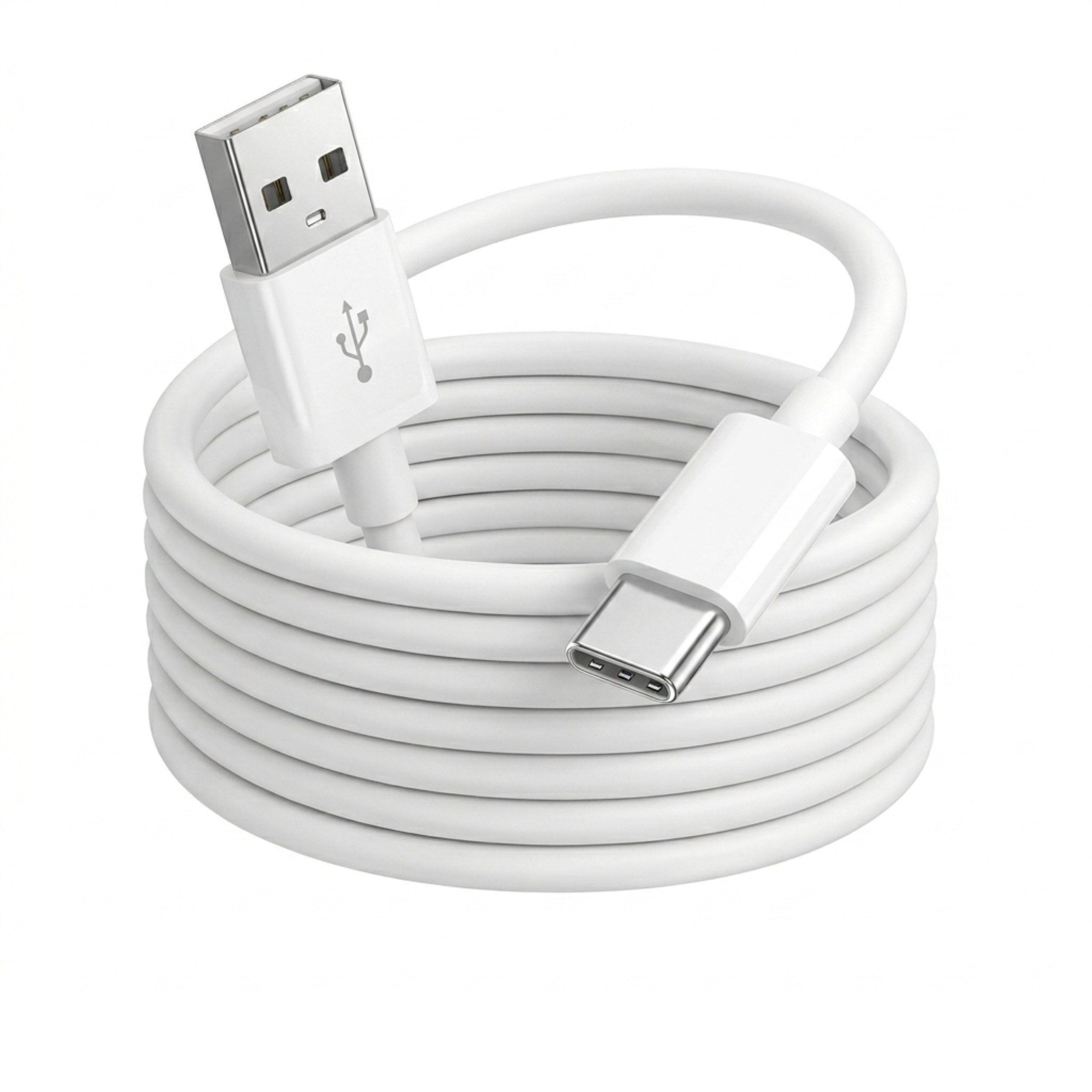 PlugUp USB-C Ladekabel iPhone 15 16 17 Pro Max Air Plus USB-A zu USB-C Kabel USB-Kabel, USB Typ A, USB Typ A (100 cm), Ladekabel für iPhone 15 16 17 Pro Max Air Plus iPad AirPods