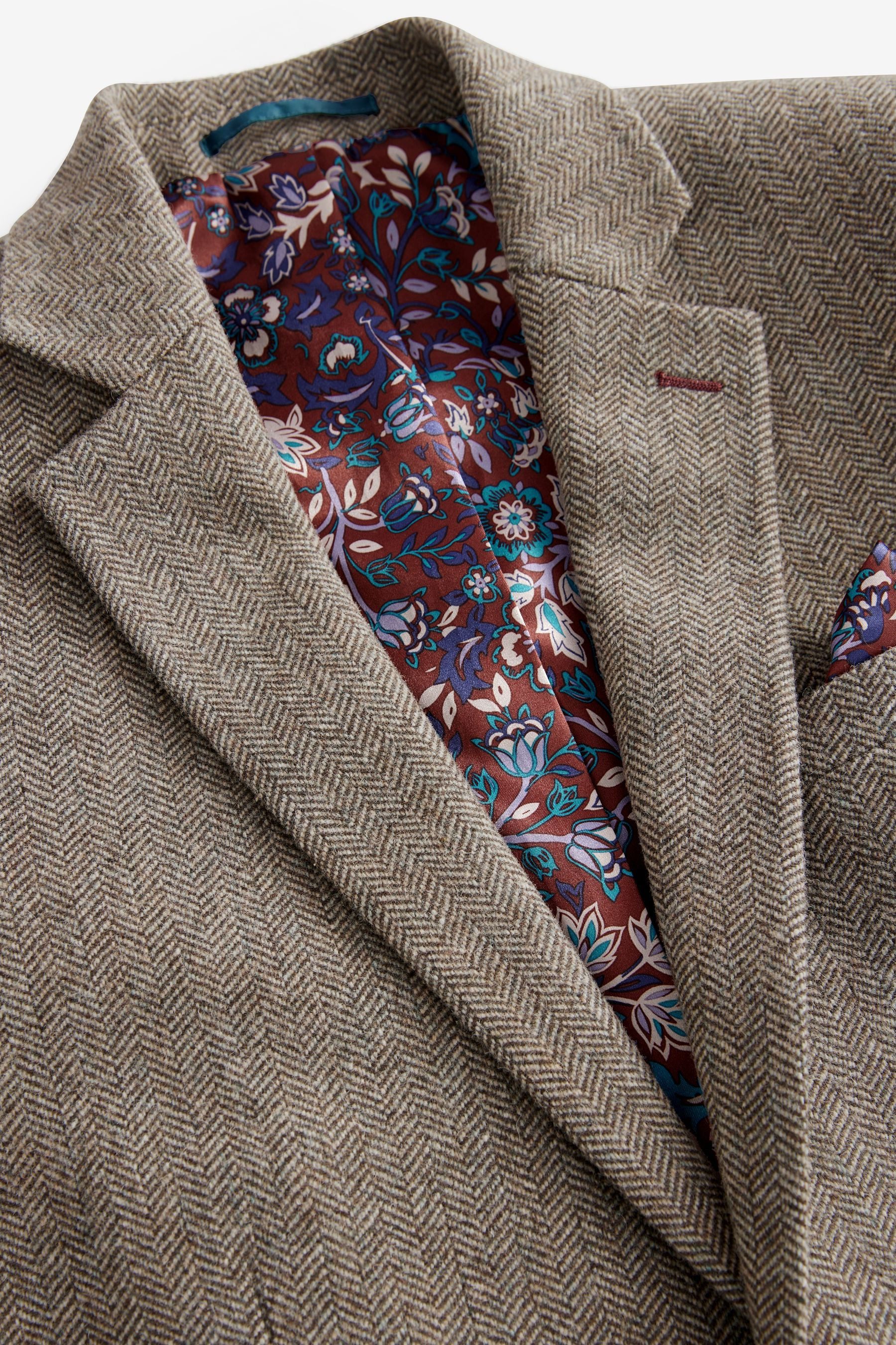 Next Sakko Nova Fides Signature Wollblazer, Fischgrätmuster (1-tlg)