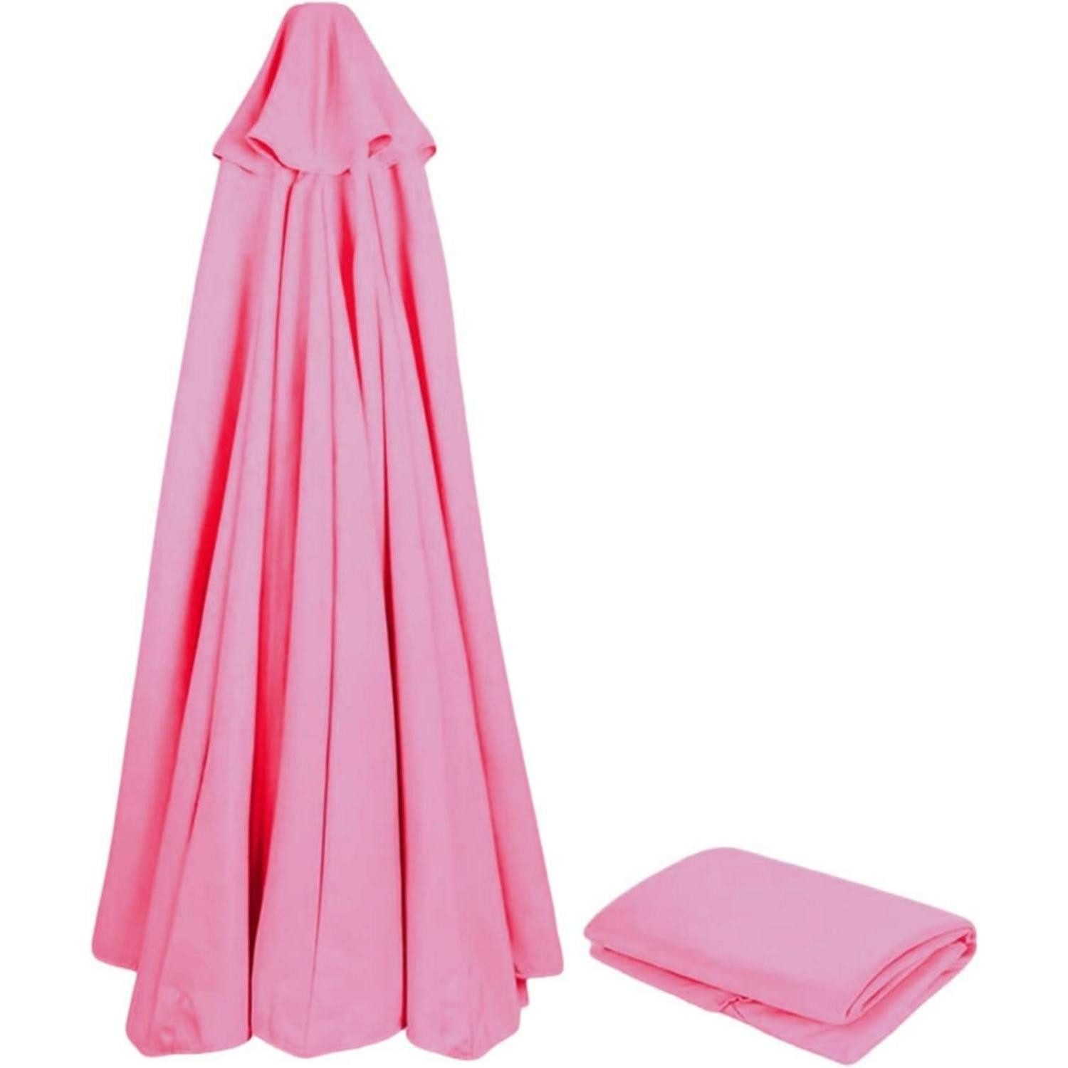 LuxusKollektion Sonnenschirm Sonnenschirm Ersatzbezug 270cm 6 Streben Pink