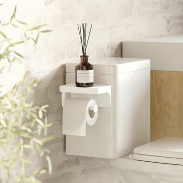 Umbra Toilettenpapierhalter Flex mit Ablage Weiß