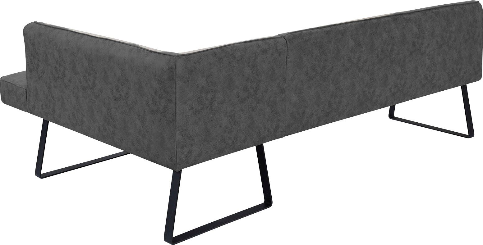 exxpo - sofa fashion Eckbank Americano, mit Keder und Metallfüßen, Bezug in verschiedenen Qualitäten – Bild 5 von 5