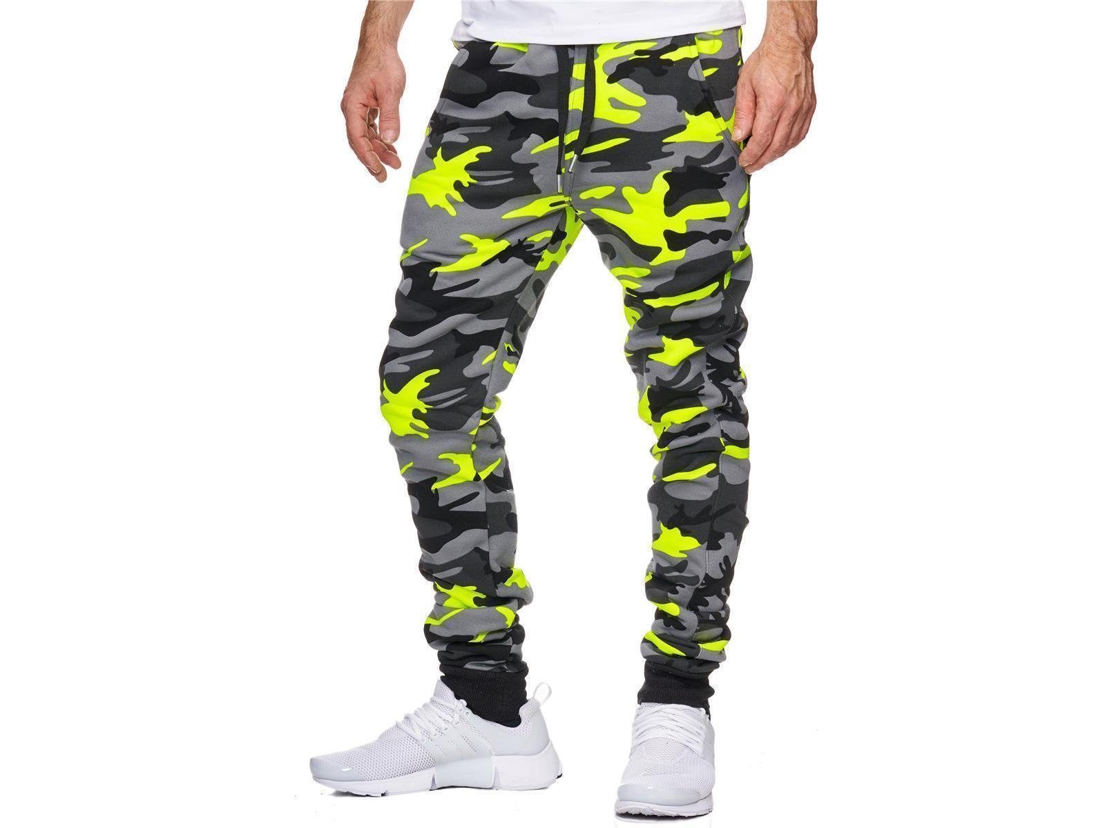 Code47 Jogginghose Code47 Herren Jogging Hose Jogger Streetwear Sporthose Modell 794 (1-tlg) Gelb