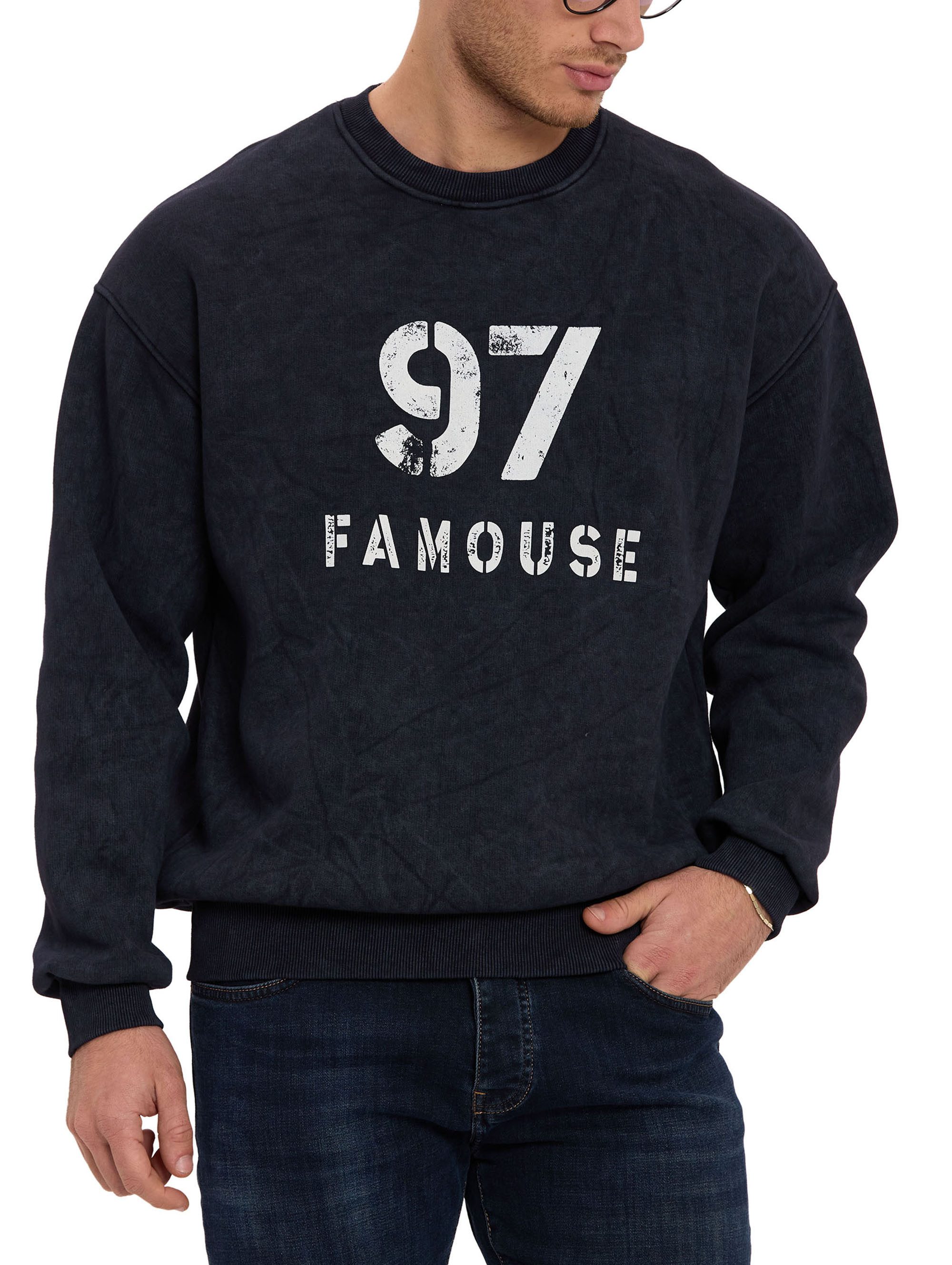 RedBridge Sweatshirt by Spruce mit Print Oversized Pullover weich und bequem