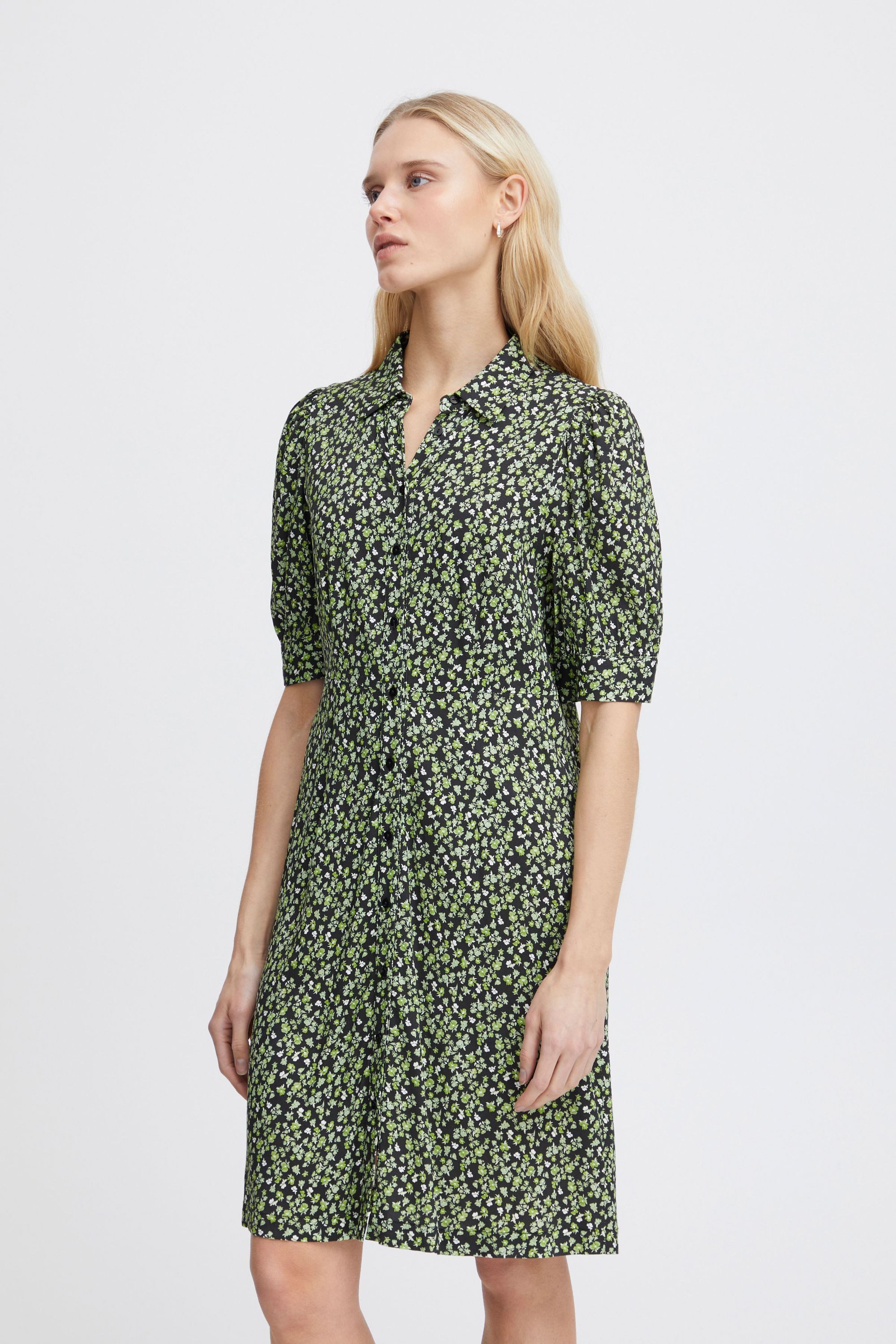 Ichi Blusenkleid IHAYA DR2 Luftiges Midi-Kleid günstig online kaufen