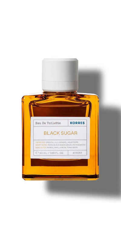 Korres Eau de Toilette Black Sugar 50ml, Opulenter, verführerischer Damen Duft