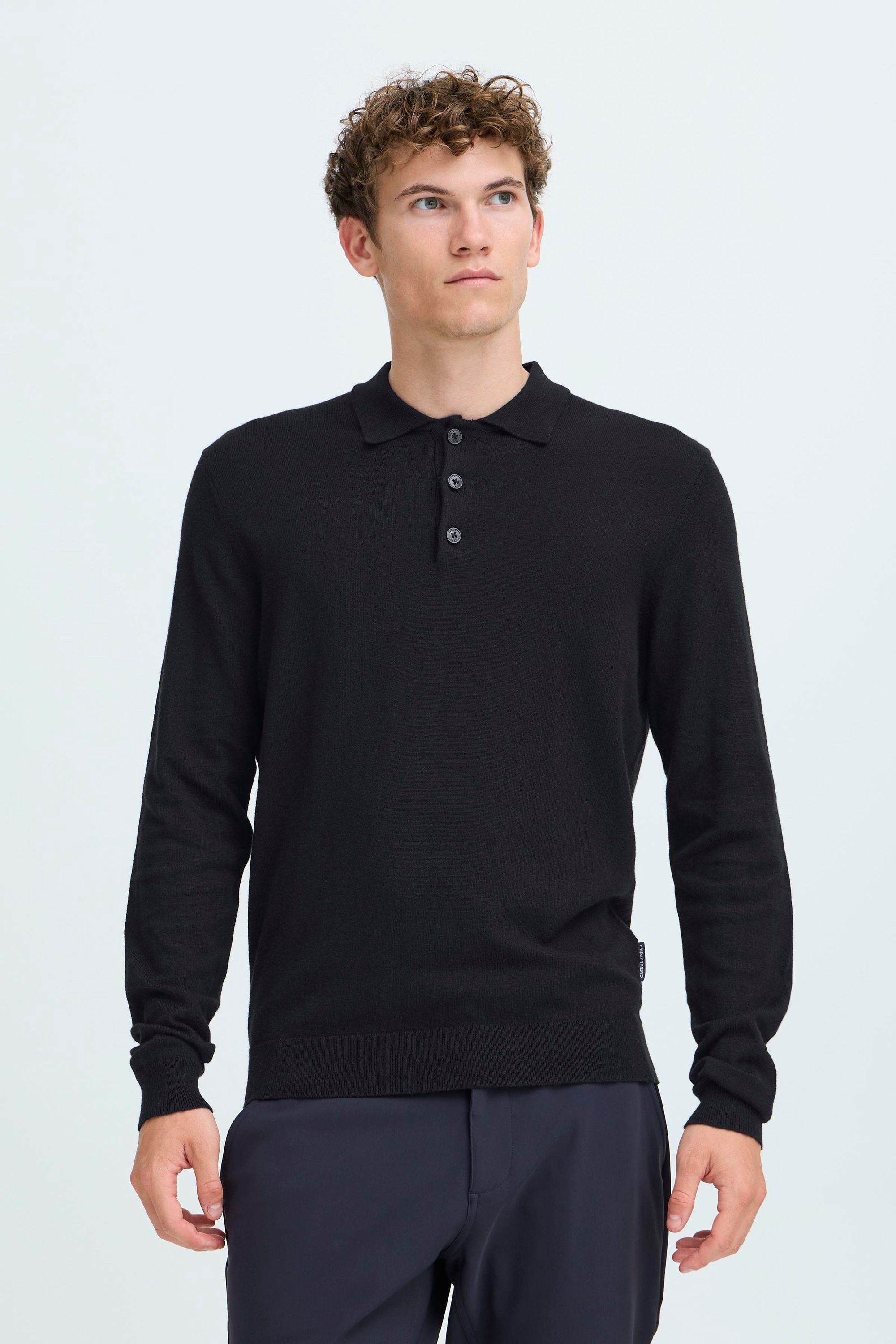 Casual Friday Strickpullover CFFRODE polo knit günstig online kaufen