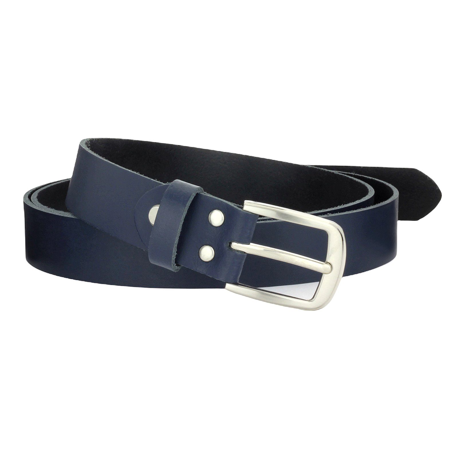 Manza Ledergürtel Gürtel Ledergürtel 3cm breit Echt Leder Jeansgürtel Unisex Kürzbar