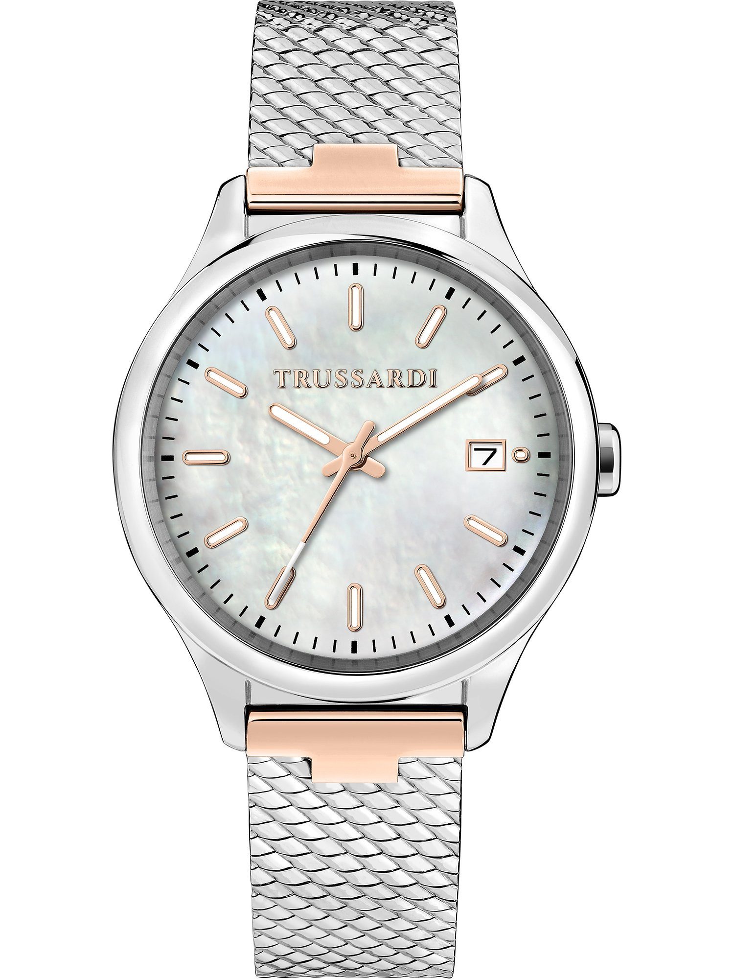 Trussardi Quarzuhr Trussardi Damen-Uhren Analog Quarz