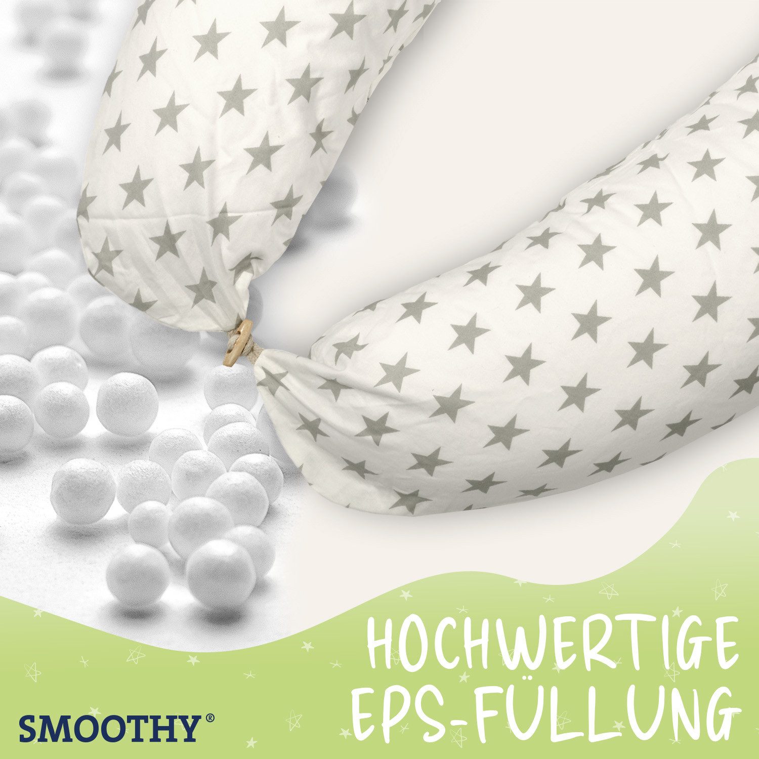 Smoothy Stillkissen Smoothy Schwangerschafts- & Stillkissen – Seitenschläfe günstig online kaufen