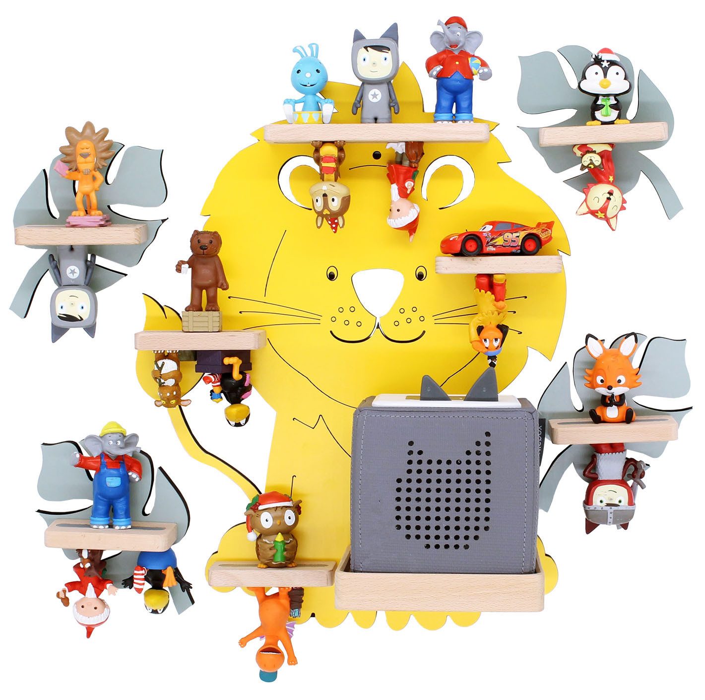 Boarti Wandregal Regal Tier Löwe Kinder Toniebox Tonies Figuren günstig online kaufen