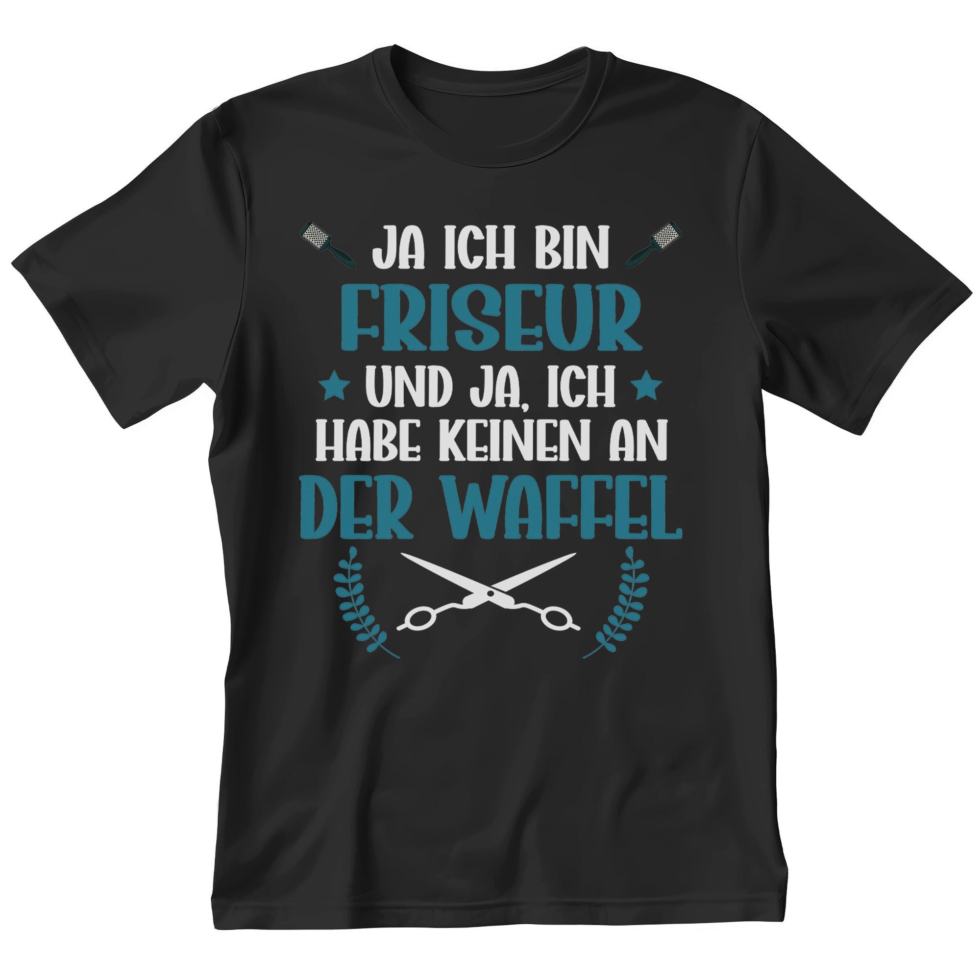 T-Shirt Friseur Geschenk Männer Spruch Beruf Ausbildung Abschluss