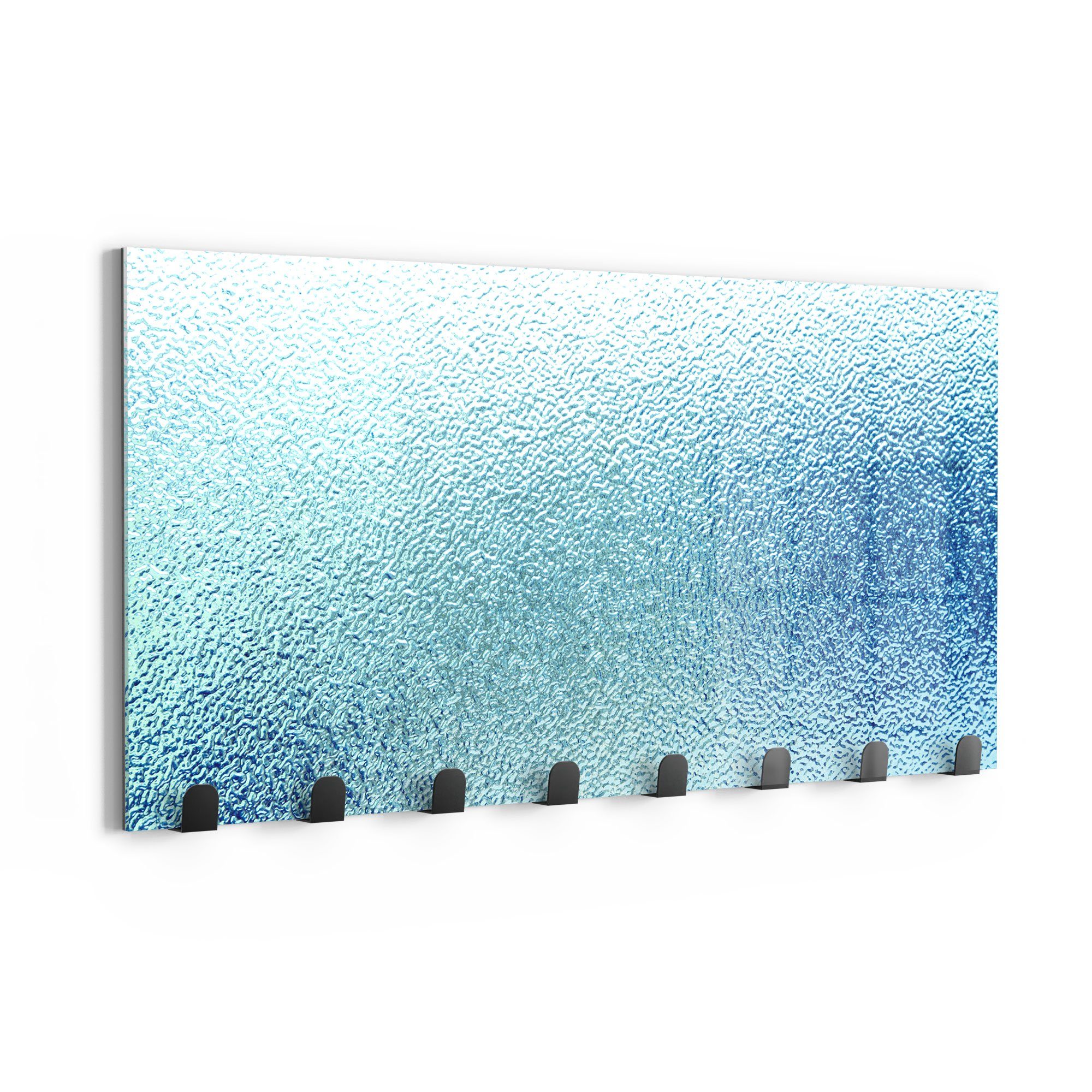 beschreibbar Blaustich', Glas 'Milchglas Kleiderhaken Garderobe Paneel magnetisch mit DEQORI