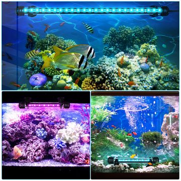 Randaco LED Aquariumleuchte 18-112cm LED Aquarium Unterwasser Mollusken Wasserdicht Aquarium Lampe