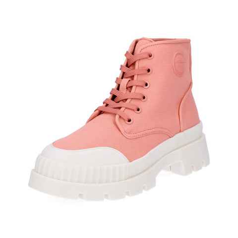 Tamaris Tamaris Damen Plateau Schnürboot coral candy Sommerboots